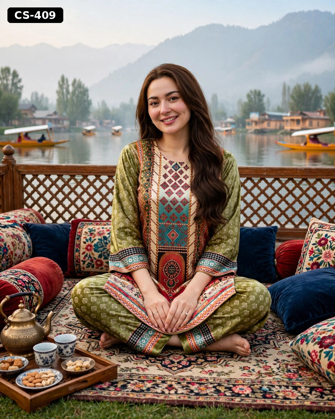 Wholesale Gulmarg Velvet Co-ord Set | The Wardrobe Fabrics