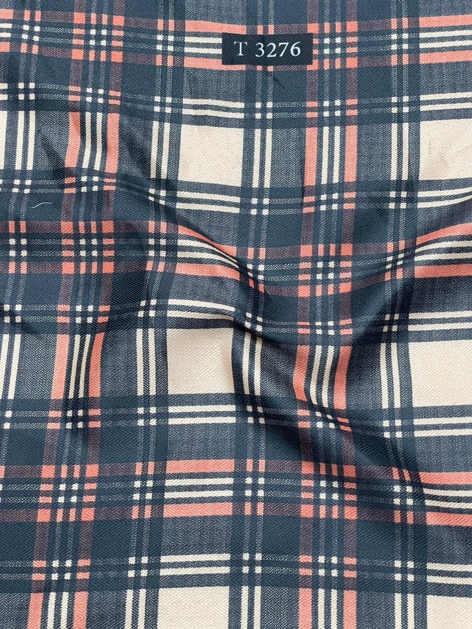 CHECKS PRINTS ON PASHMINA