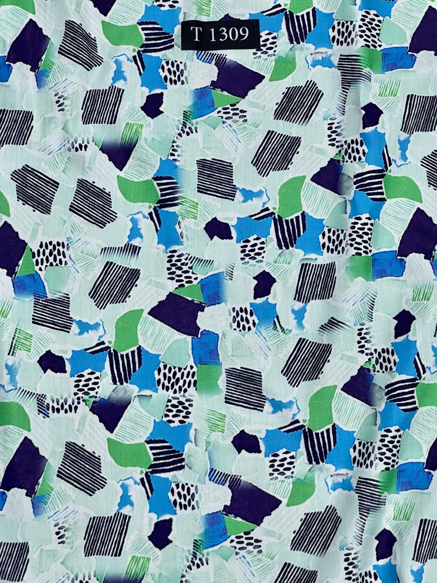 MUSLIN MIXED ABSTRACT PRINT