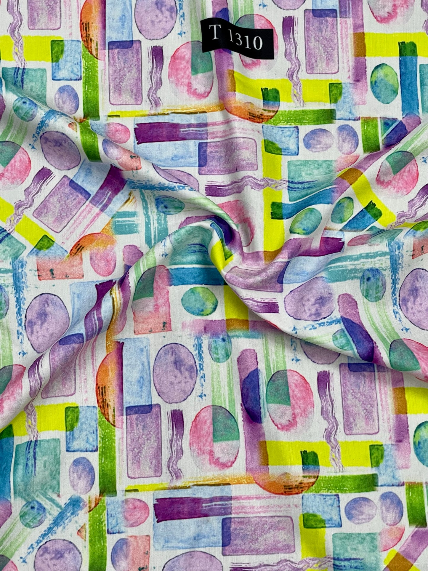 MUSLIN MIXED ABSTRACT PRINT