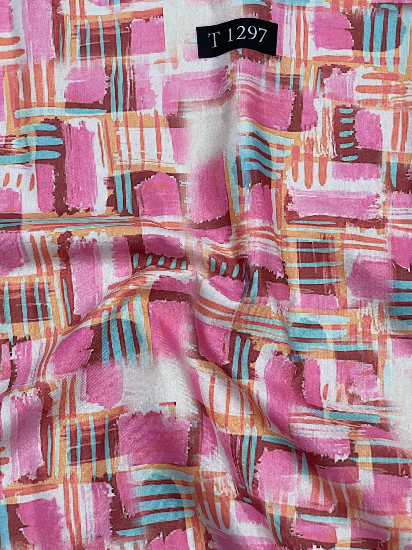 MUSLIN MIXED ABSTRACT PRINT