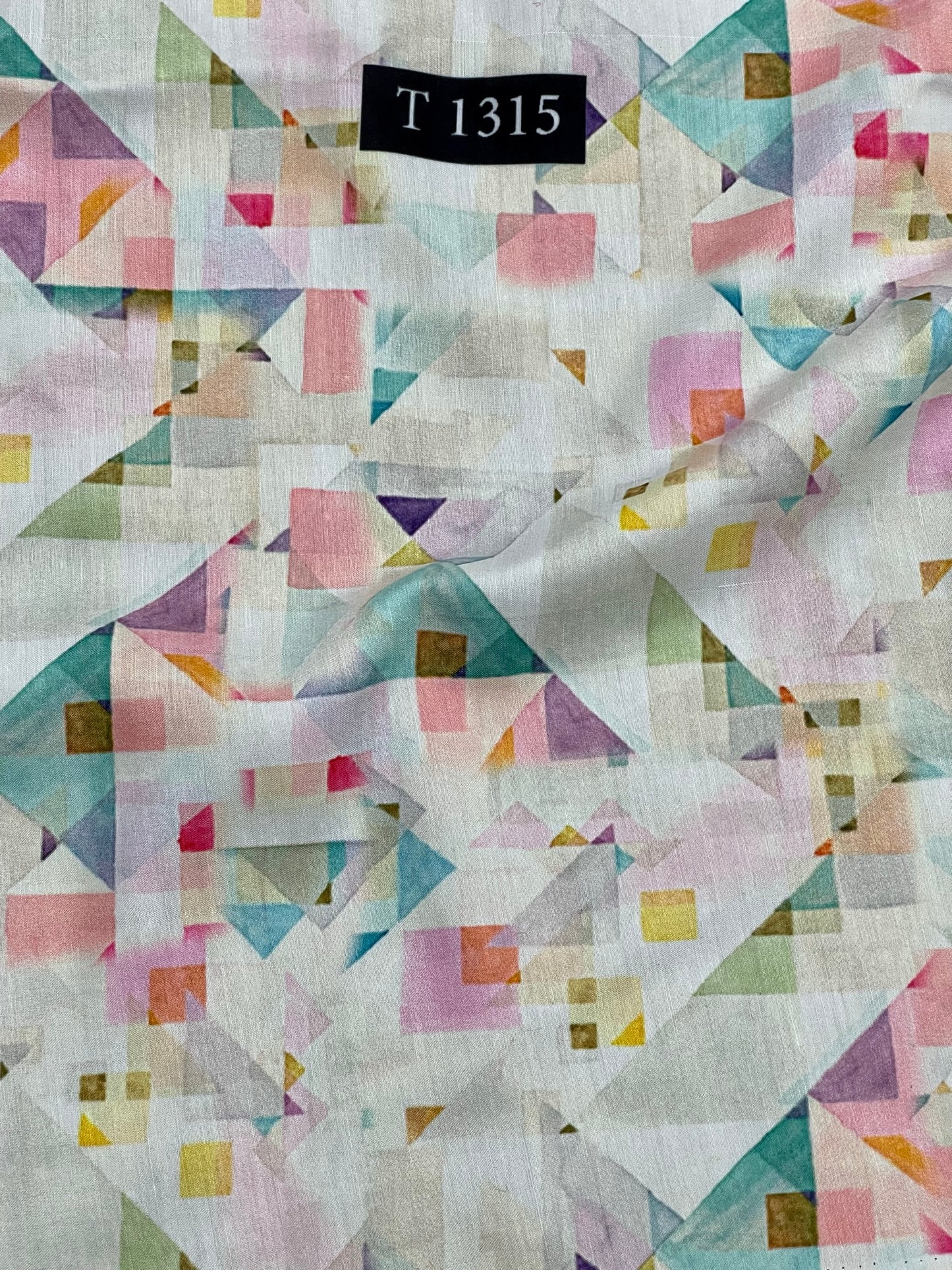 MUSLIN MIXED ABSTRACT PRINT