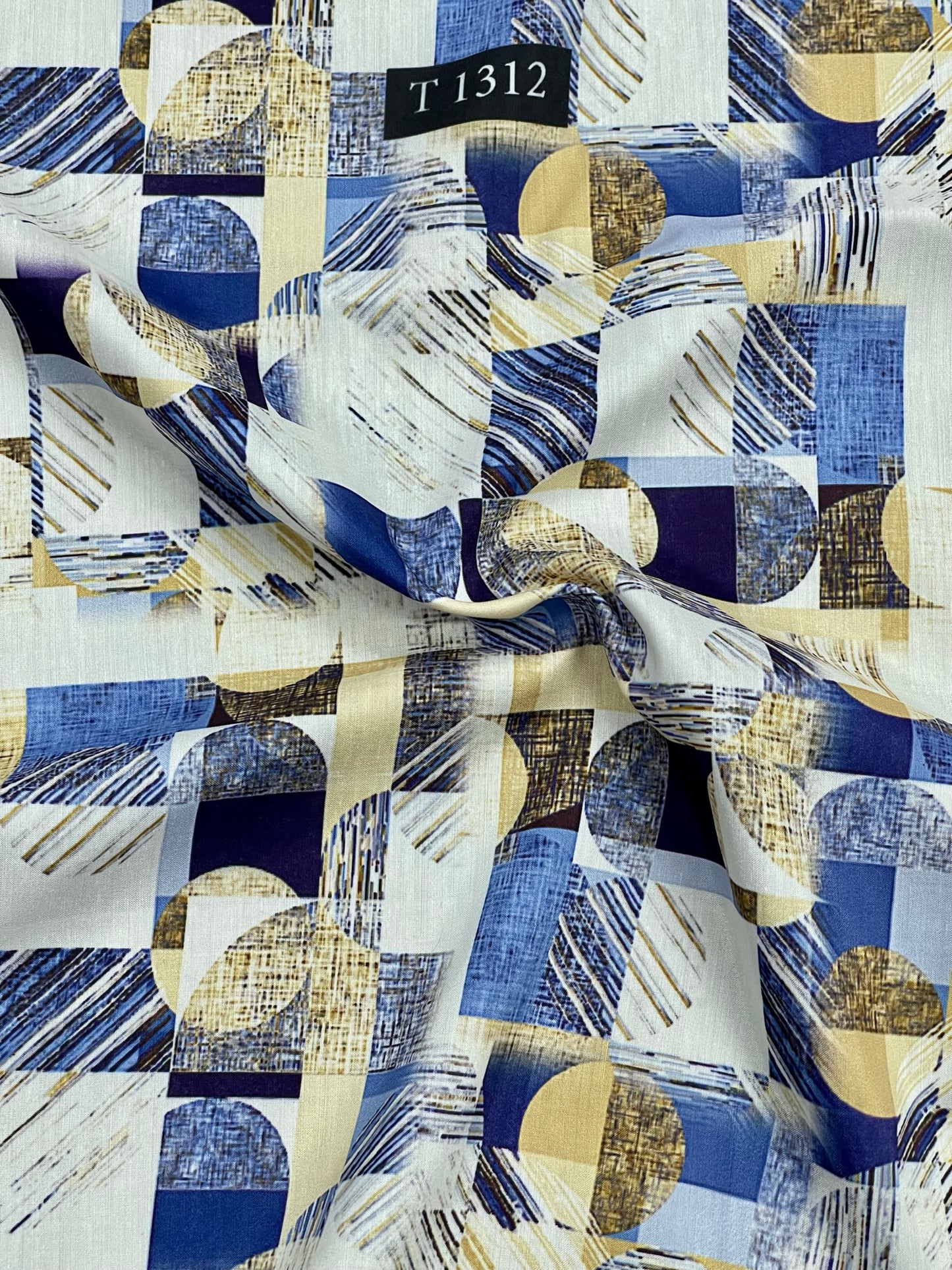 MUSLIN MIXED ABSTRACT PRINT