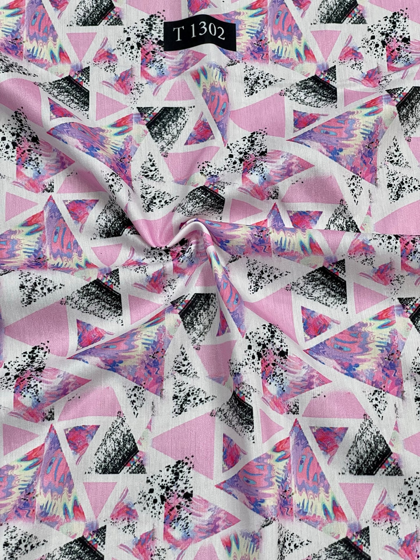 MUSLIN MIXED ABSTRACT PRINT