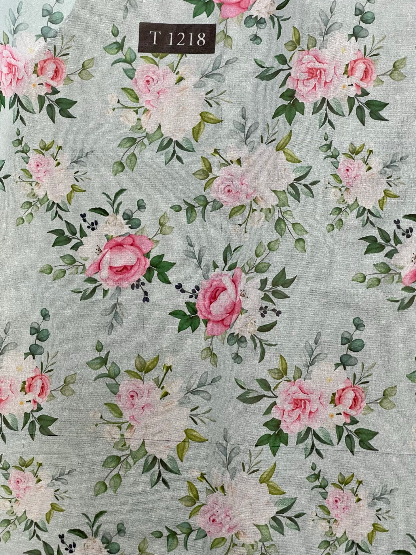 Organza Floral Print