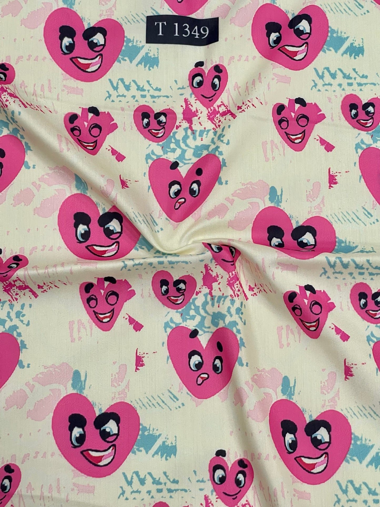 Kids Cartoon Print on Muslin