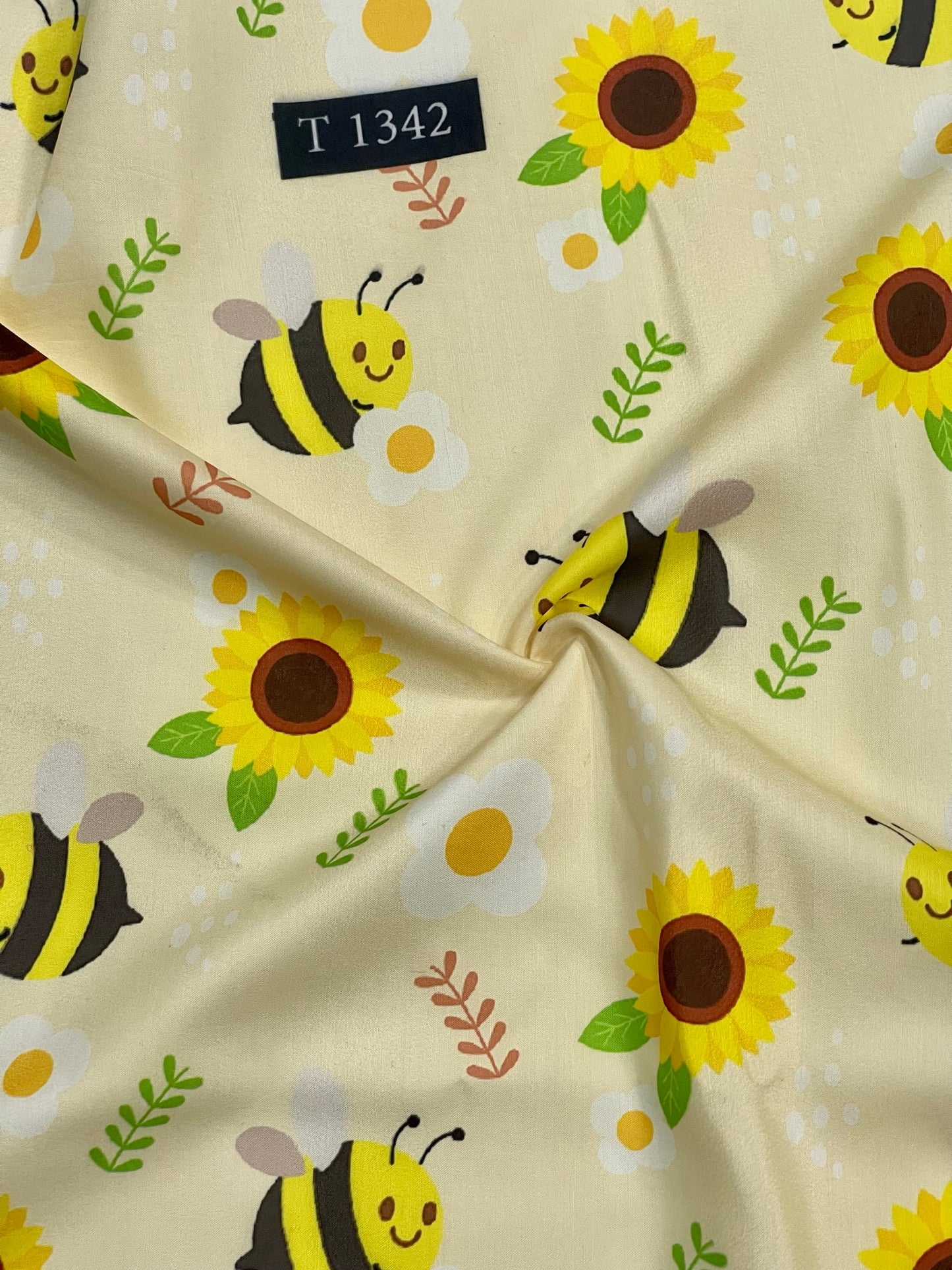 Kids Cartoon Print on Muslin
