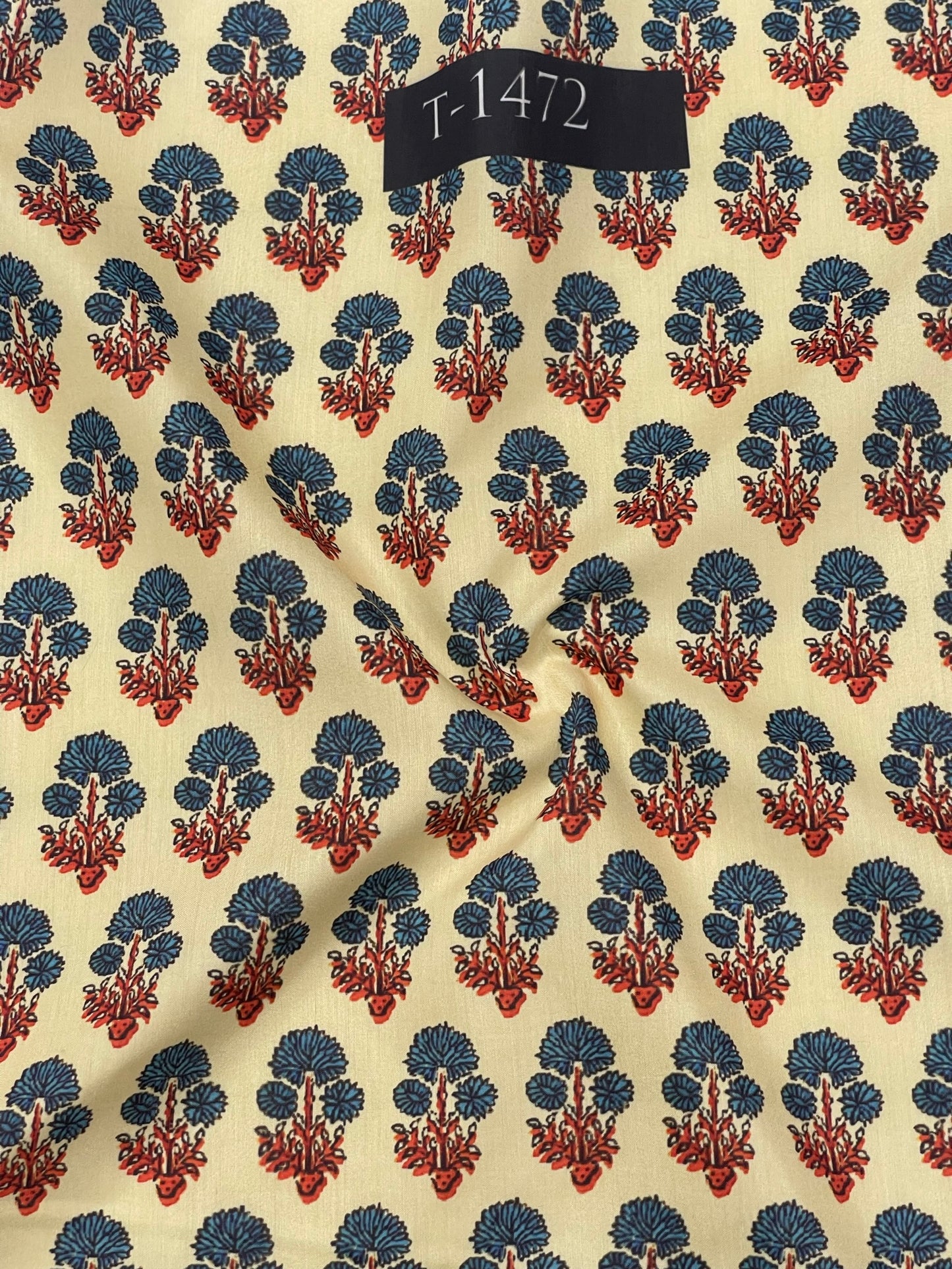Beautiful Traditional Print On Muslin