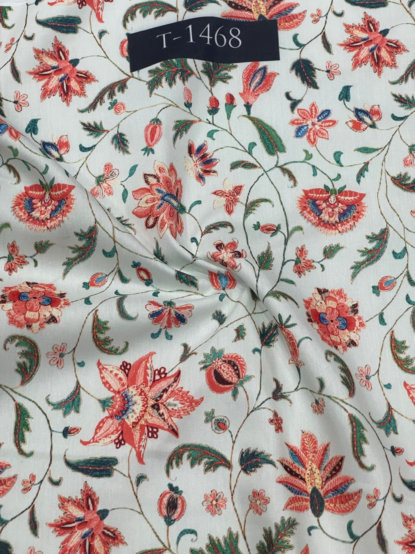 Beautiful Traditional Print On Muslin