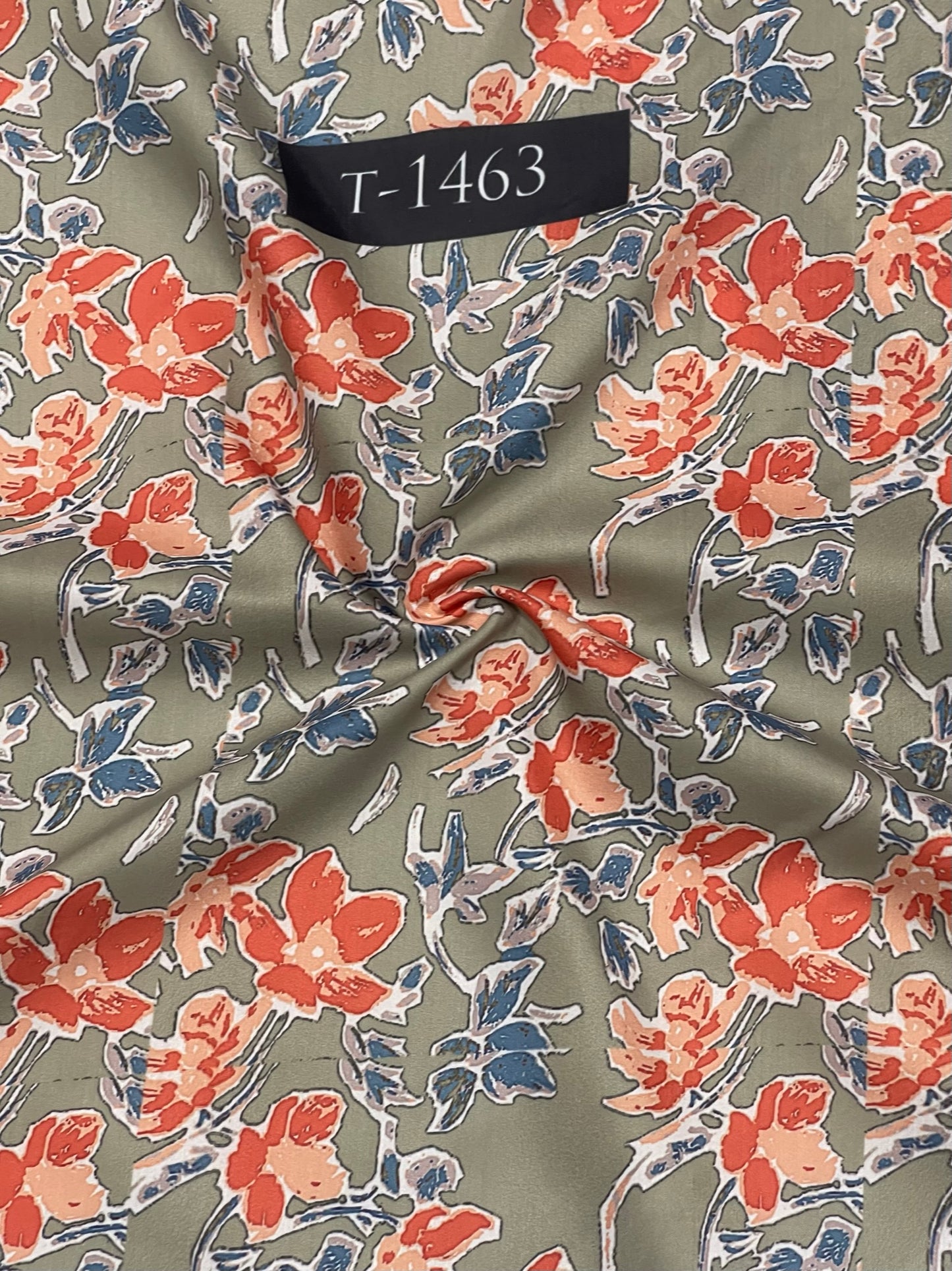 Beautiful Traditional Print On Muslin