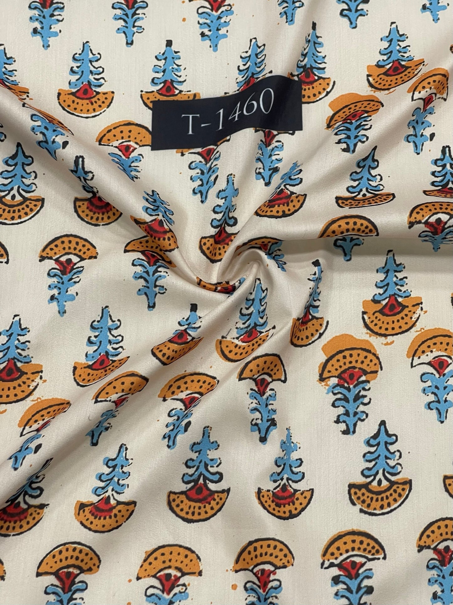 Beautiful Traditional Print On Muslin