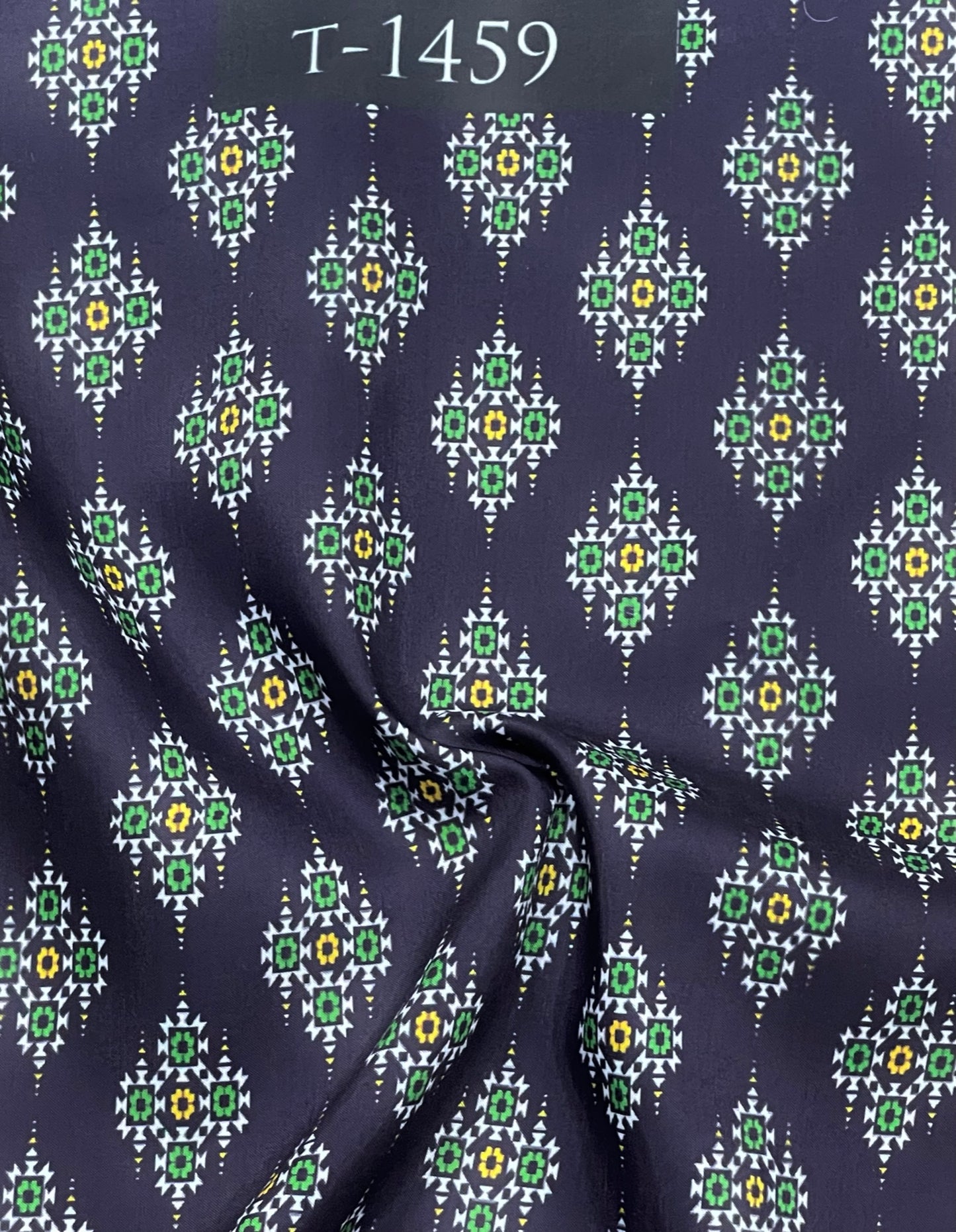 Beautiful Traditional Print On Muslin