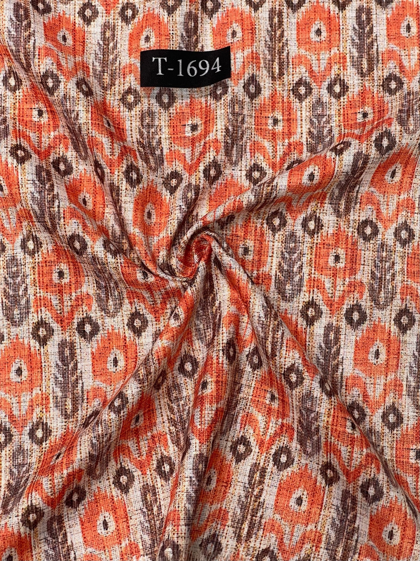 Rayon ikkat print