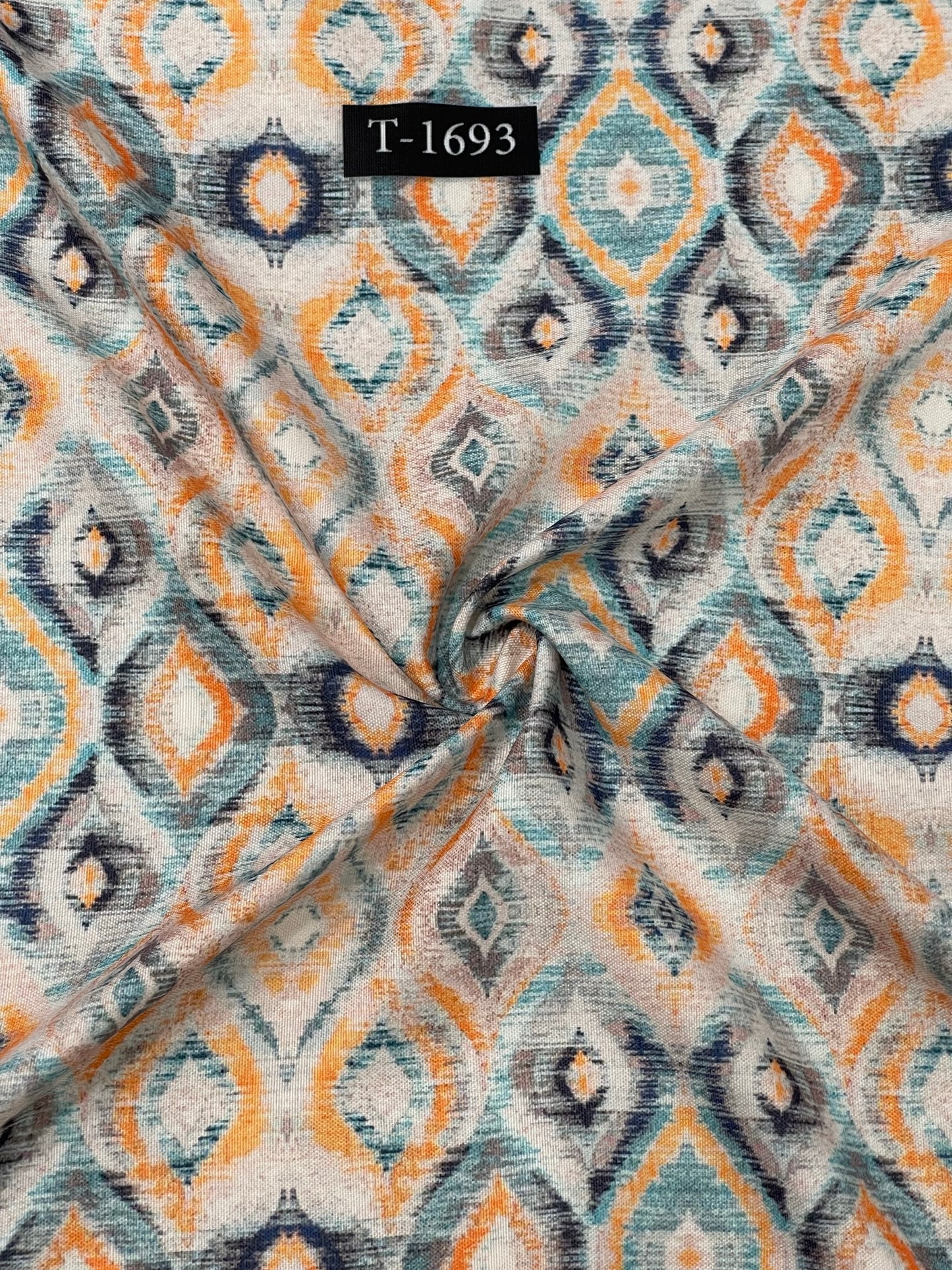 Rayon ikkat print