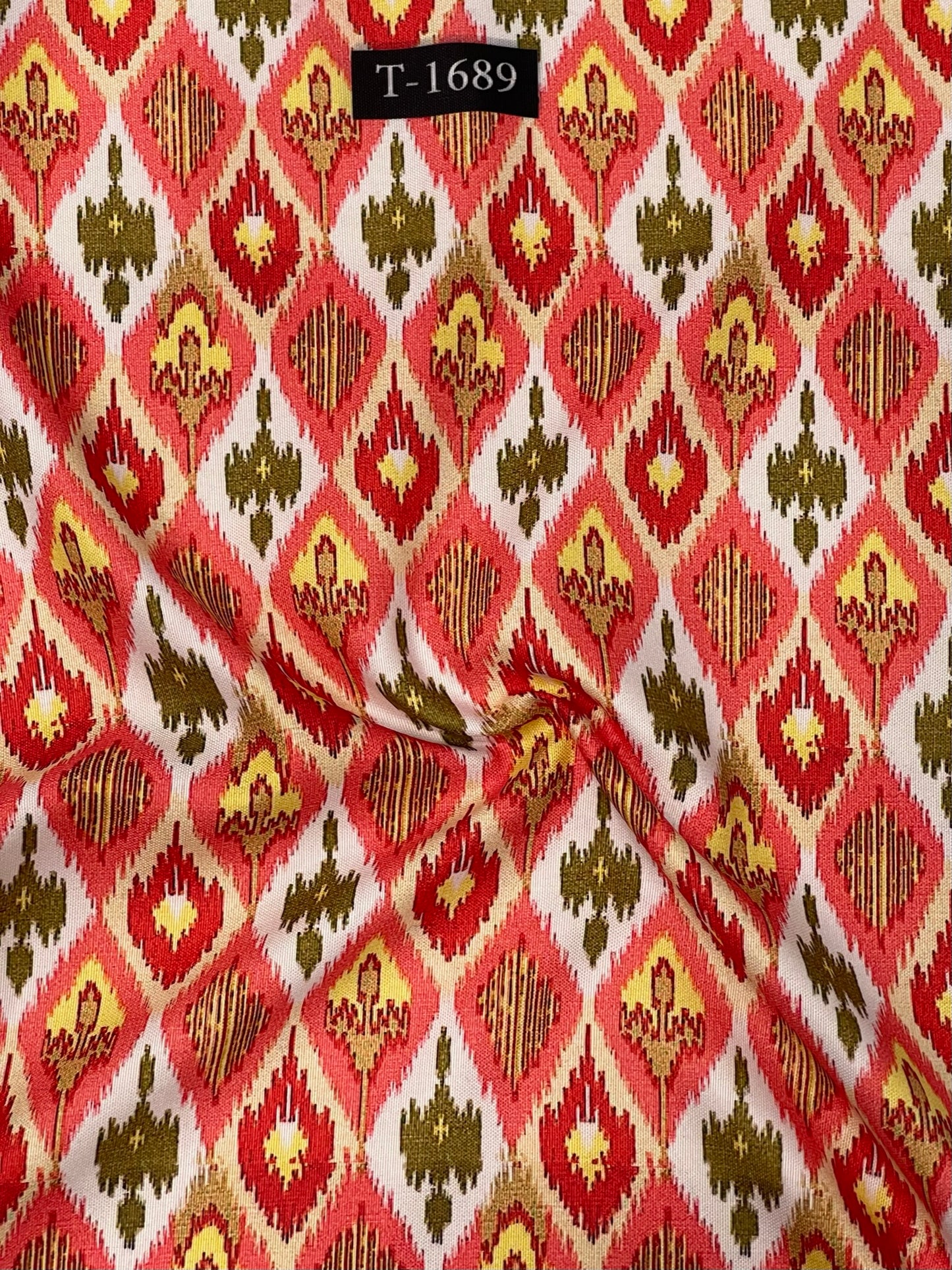 Rayon ikkat print