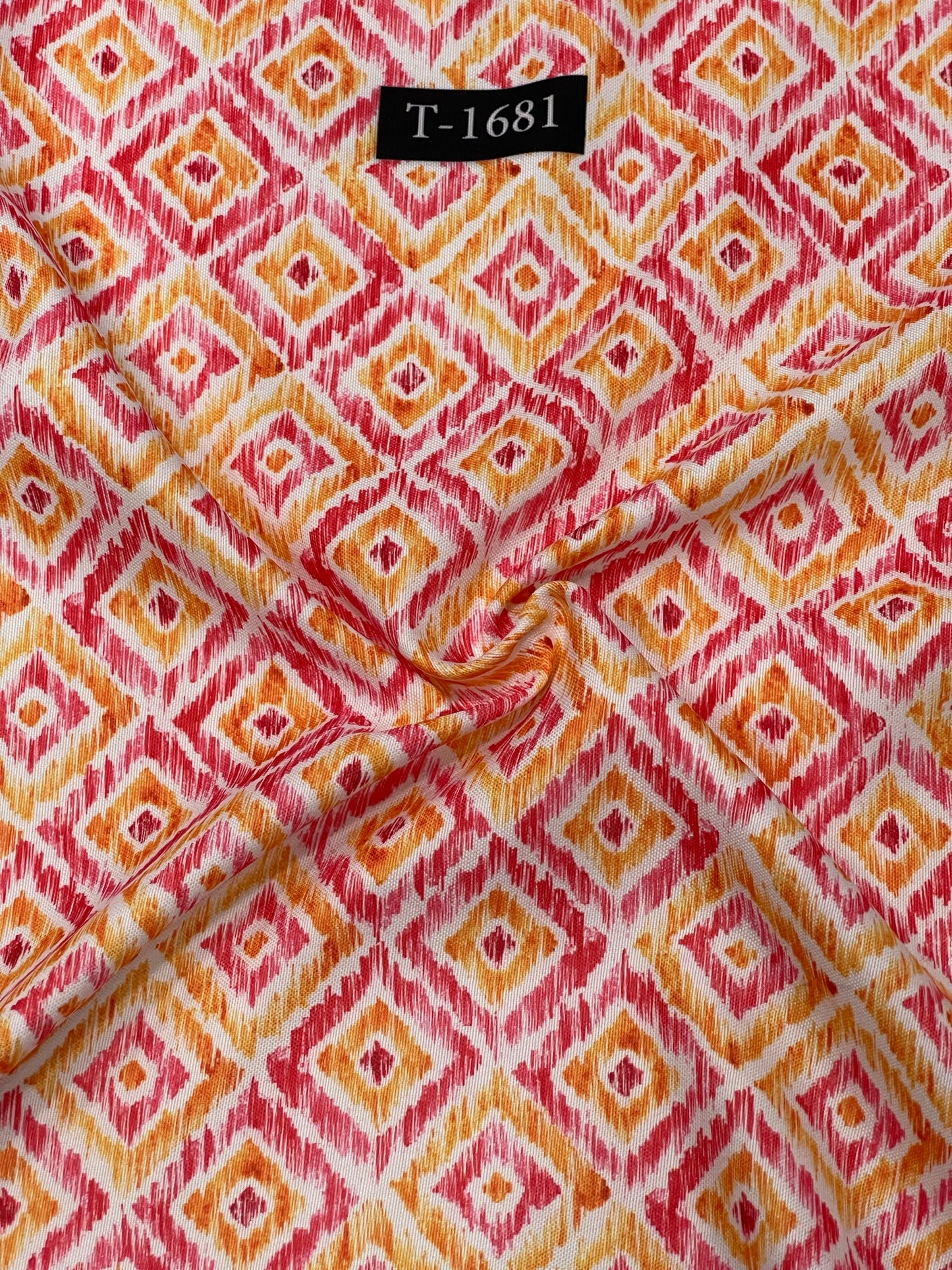 Rayon ikkat print