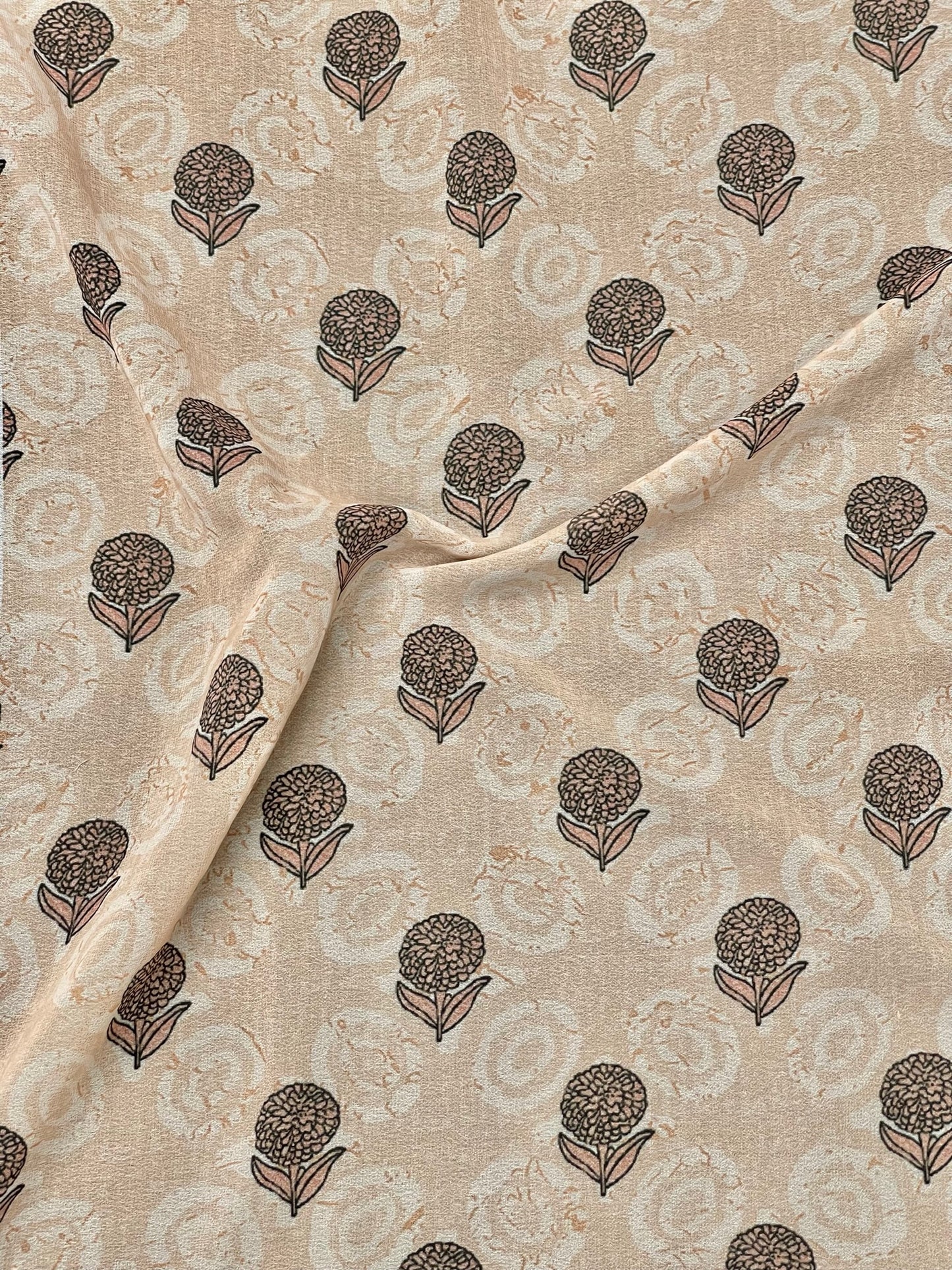 Georgette traditonal Print