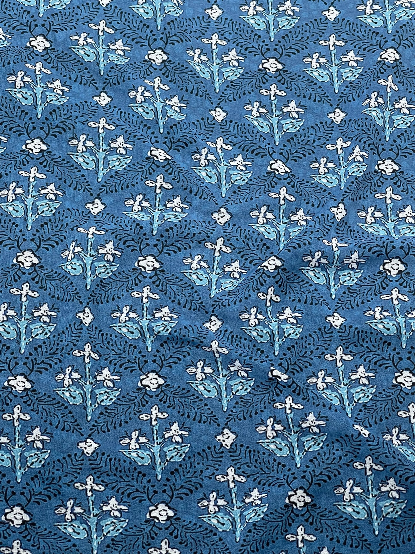 Georgette traditonal Print