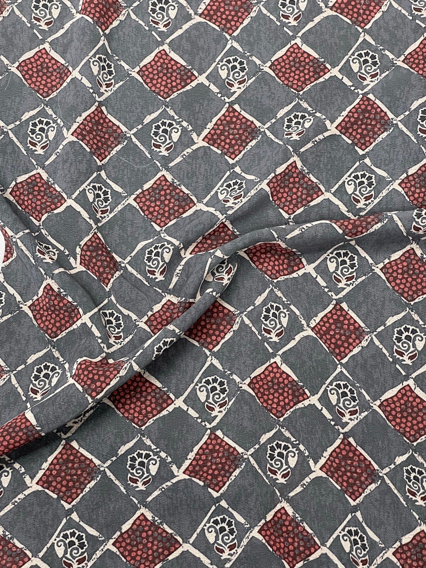 Georgette traditonal Print