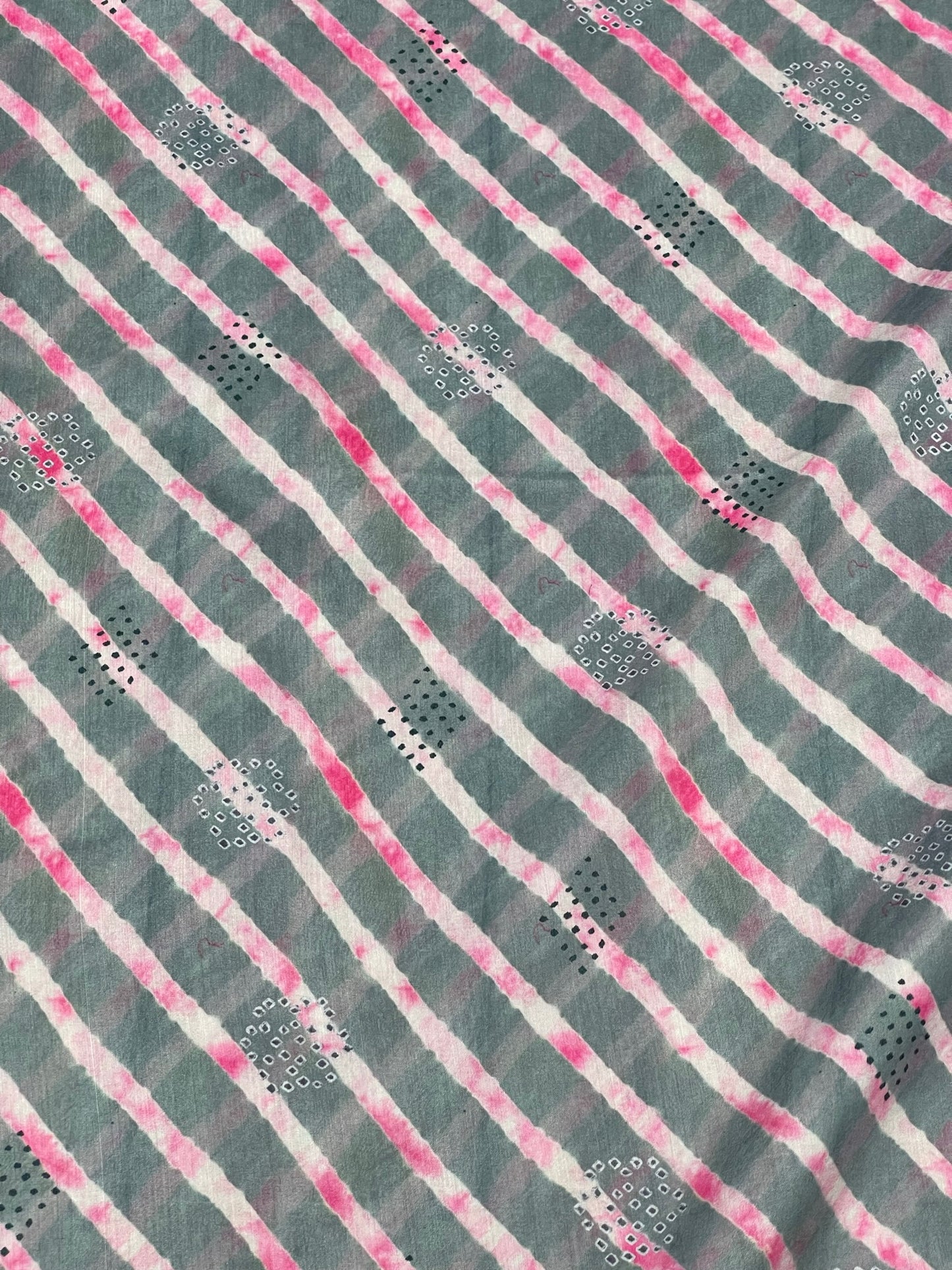 BANDHANI PRINT ON MUSLIN