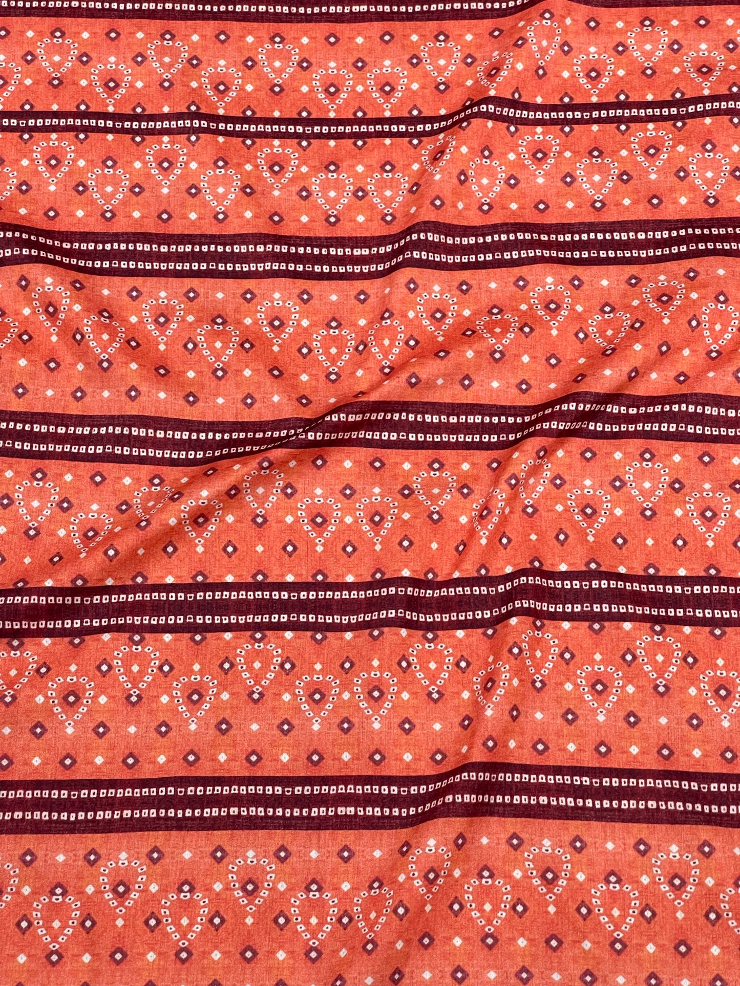 BANDHANI PRINT ON MUSLIN