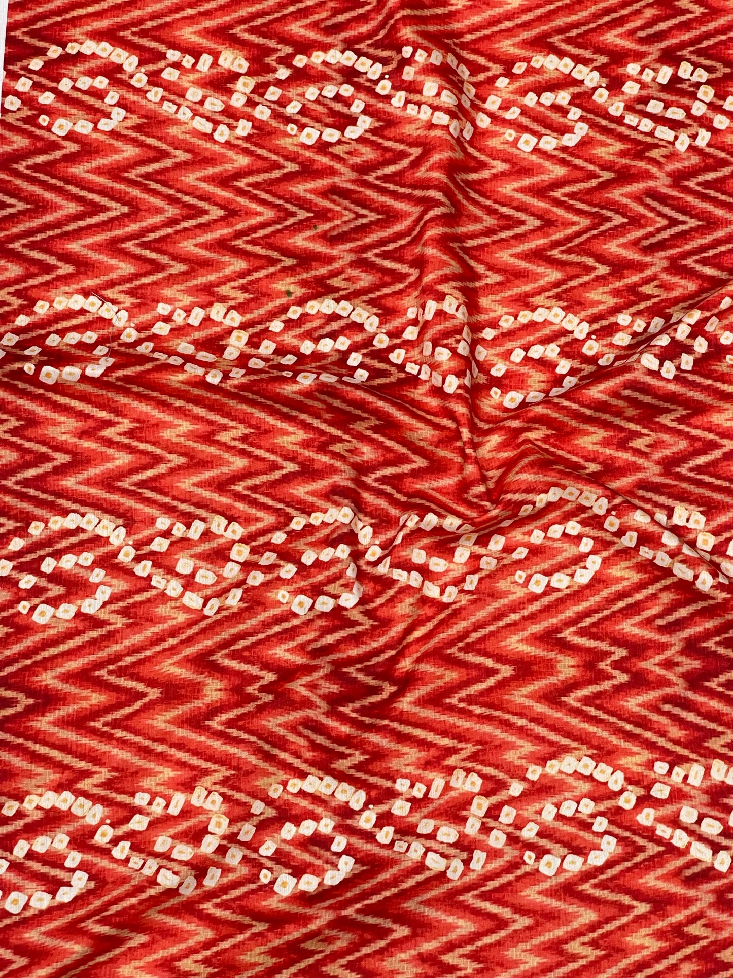 BANDHANI PRINT ON MUSLIN