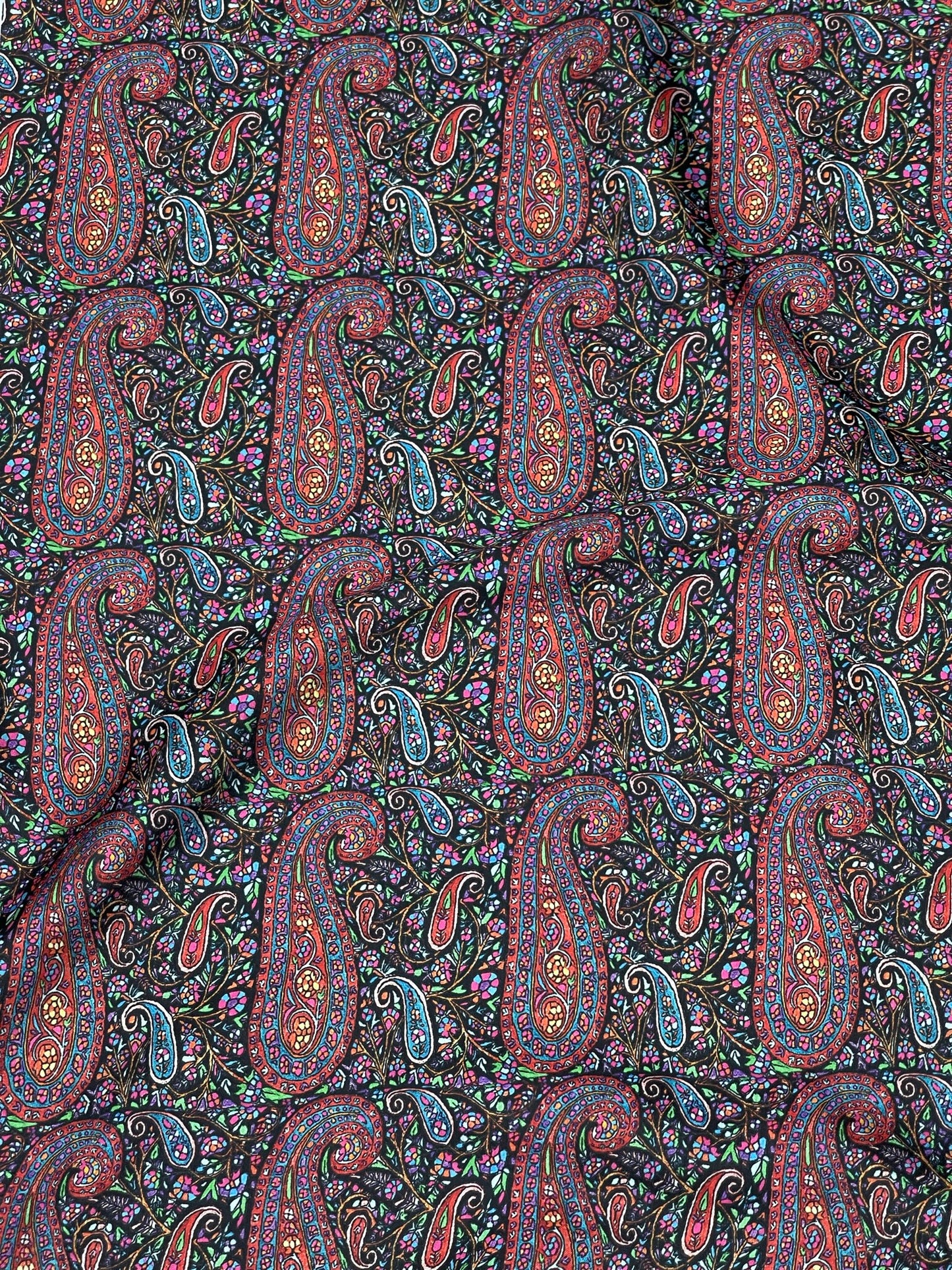 Modal Satin kaani prints