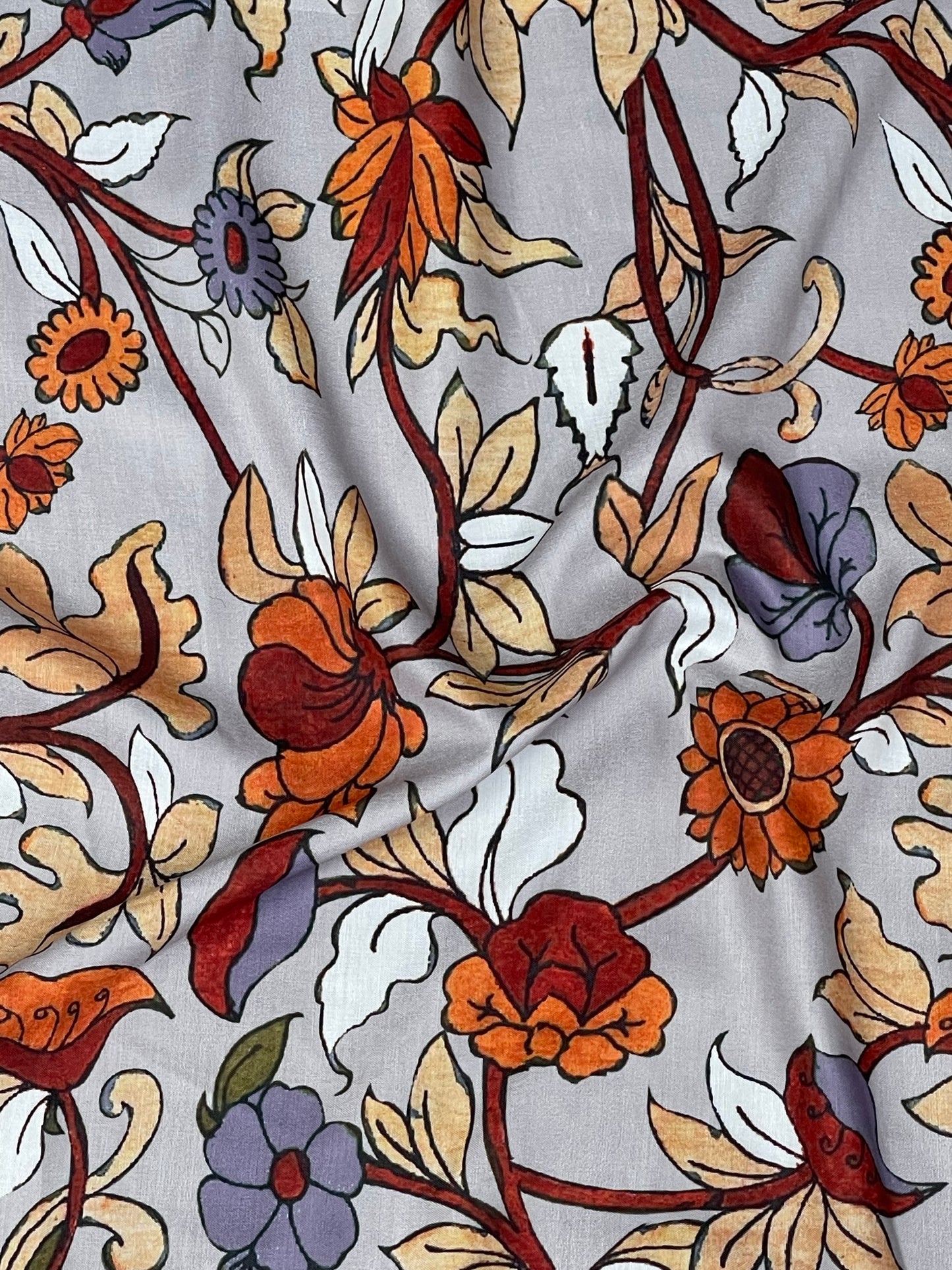 Kalamkari Print On Muslin