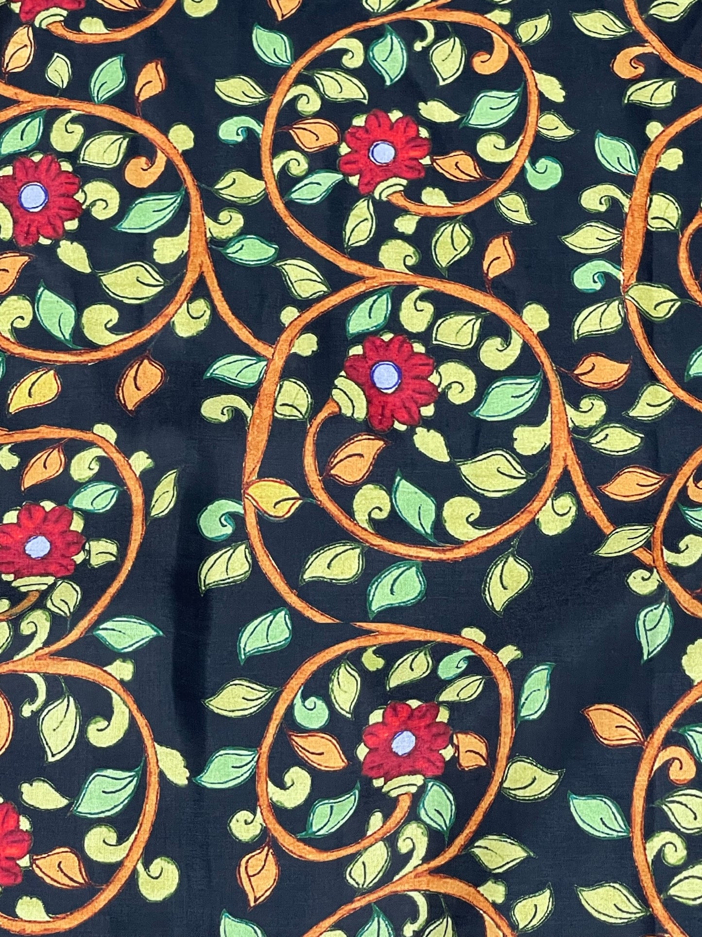 Kalamkari Print On Muslin