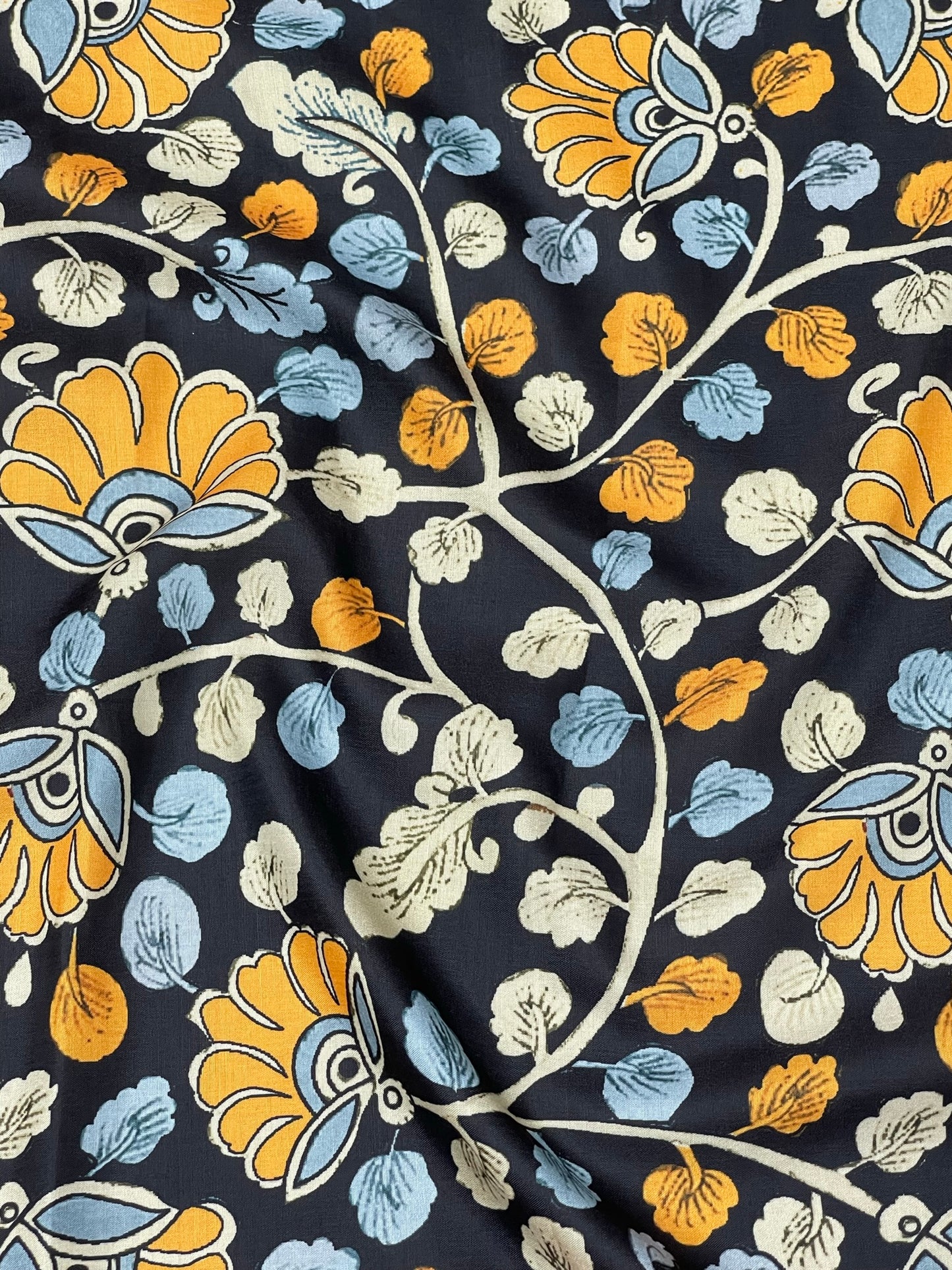 Kalamkari Print On Muslin