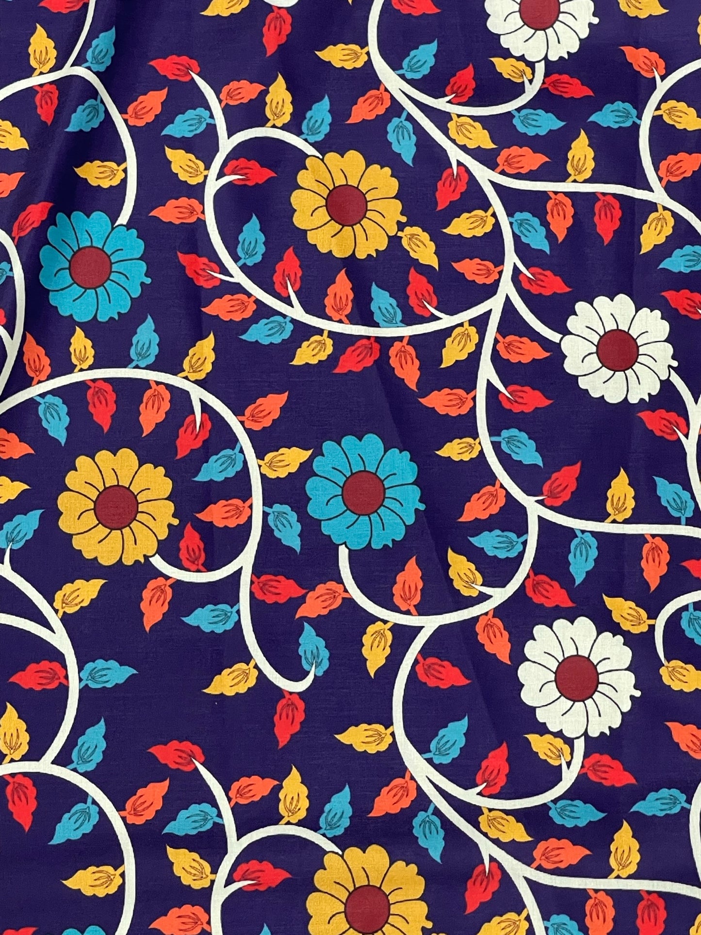 Kalamkari Print On Muslin