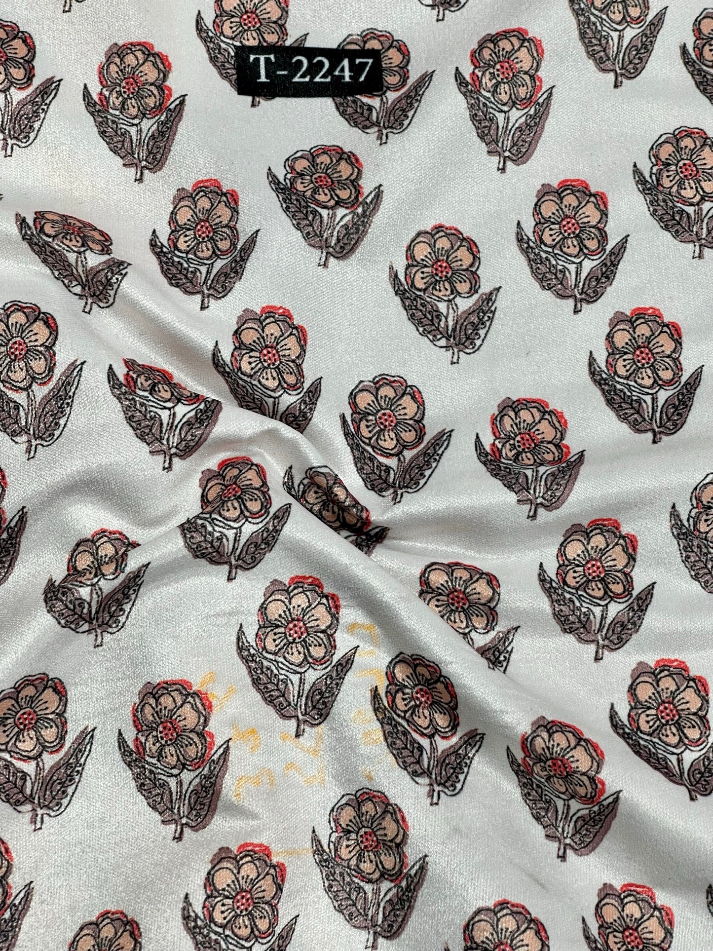 VELVET FLORAL PRINT