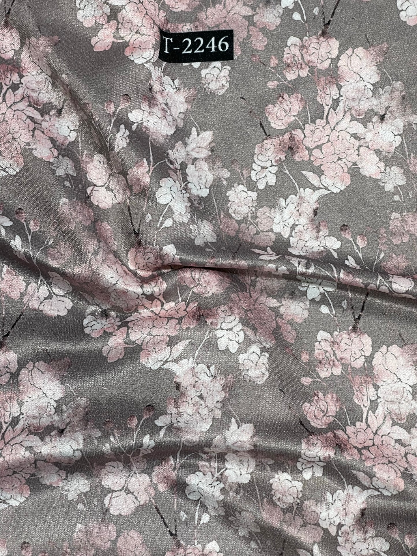 VELVET FLORAL PRINT