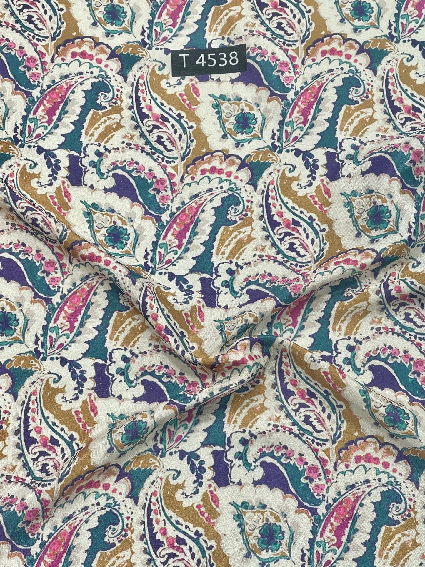 Beautiful Paisley Print Crepe