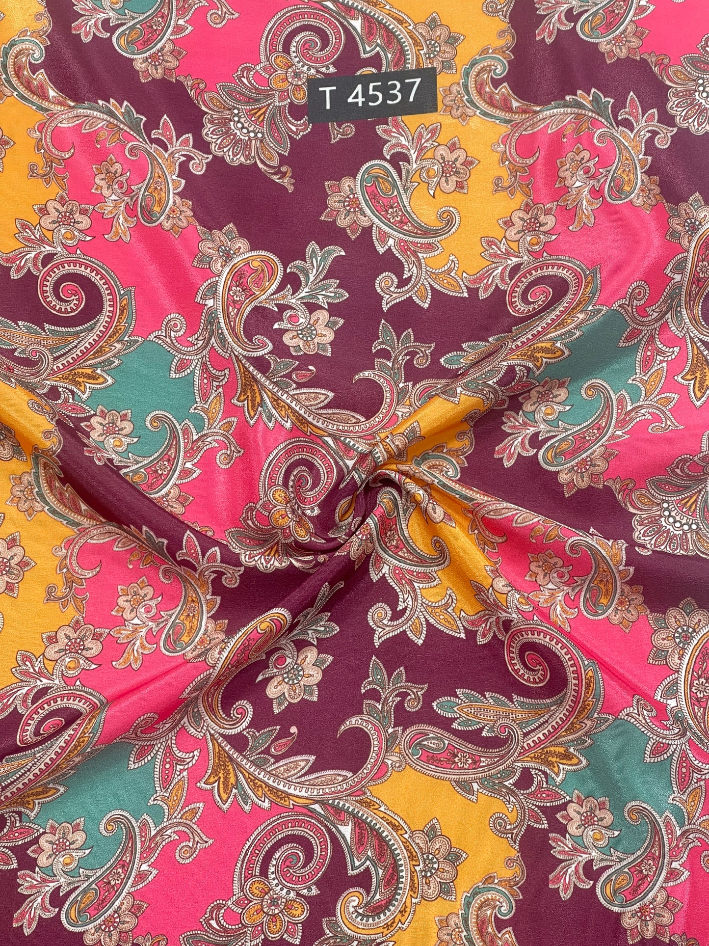 Beautiful Paisley Print Crepe