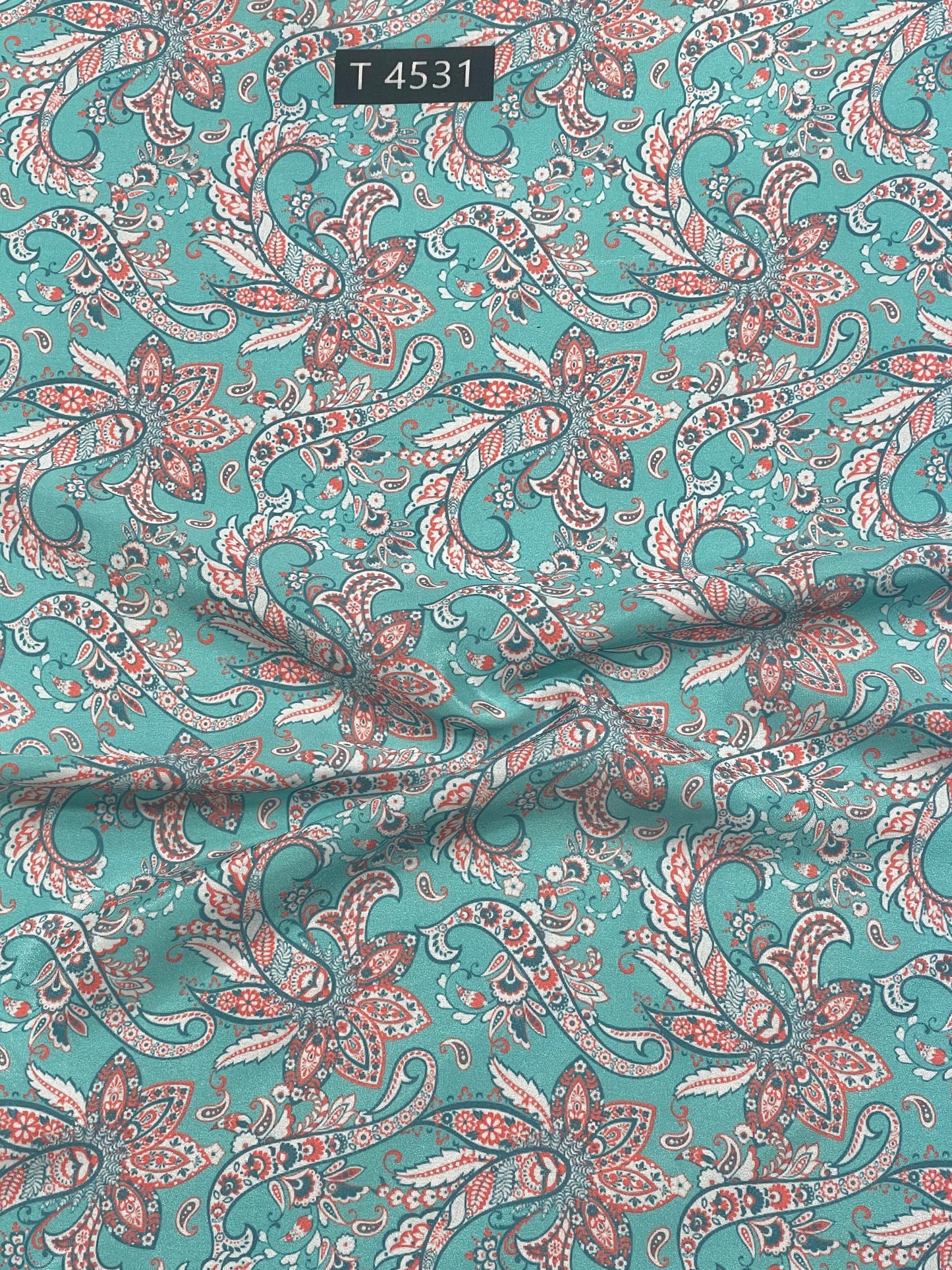 Beautiful Paisley Print Crepe