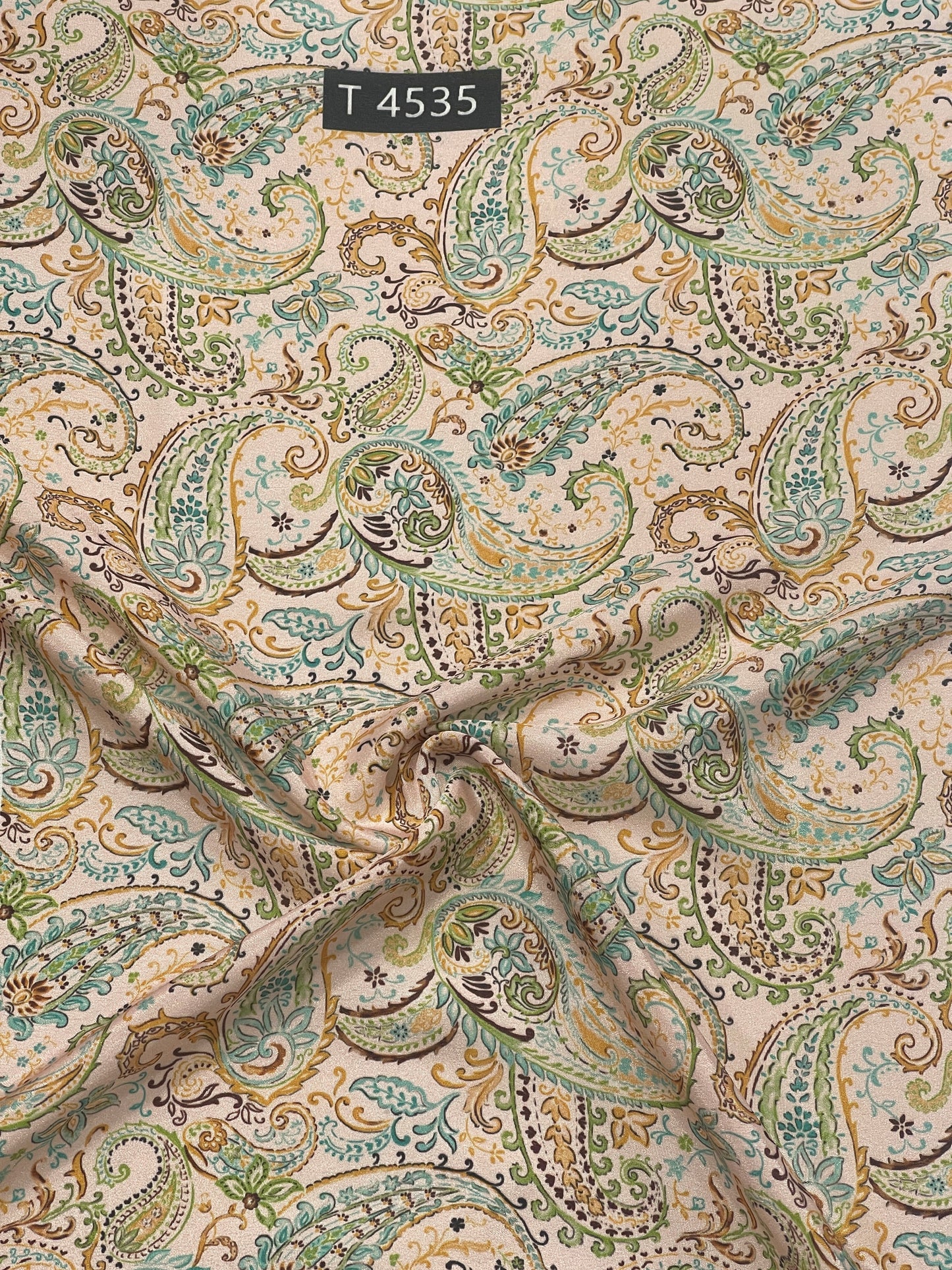 Beautiful Paisley Print Crepe