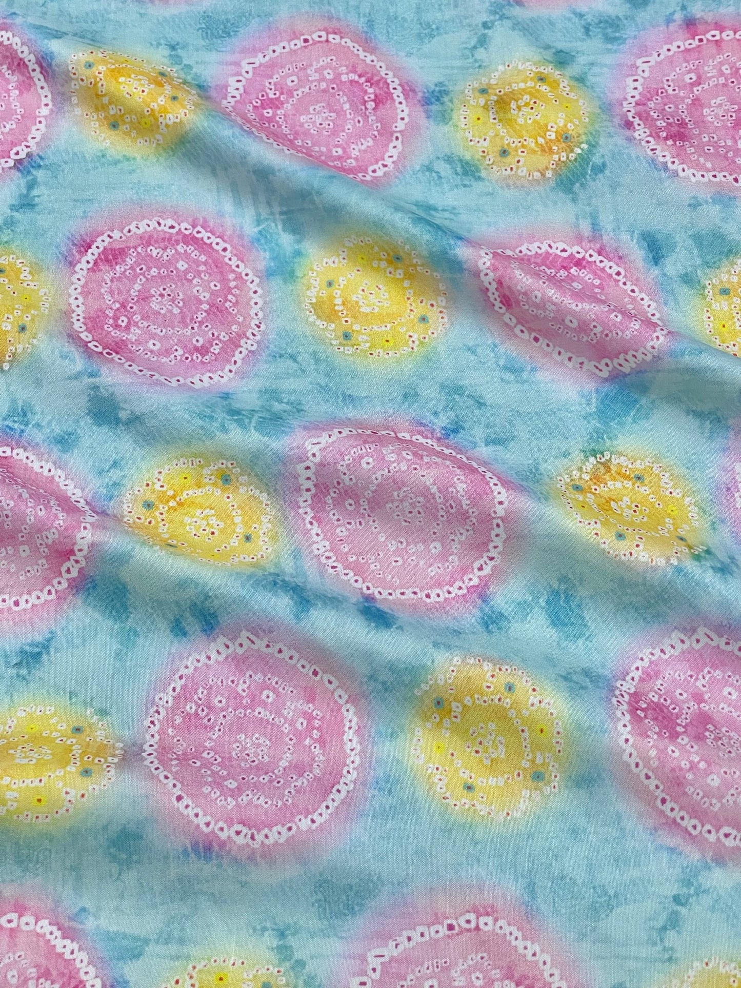 BANDHANI PRINT ON MUSLIN