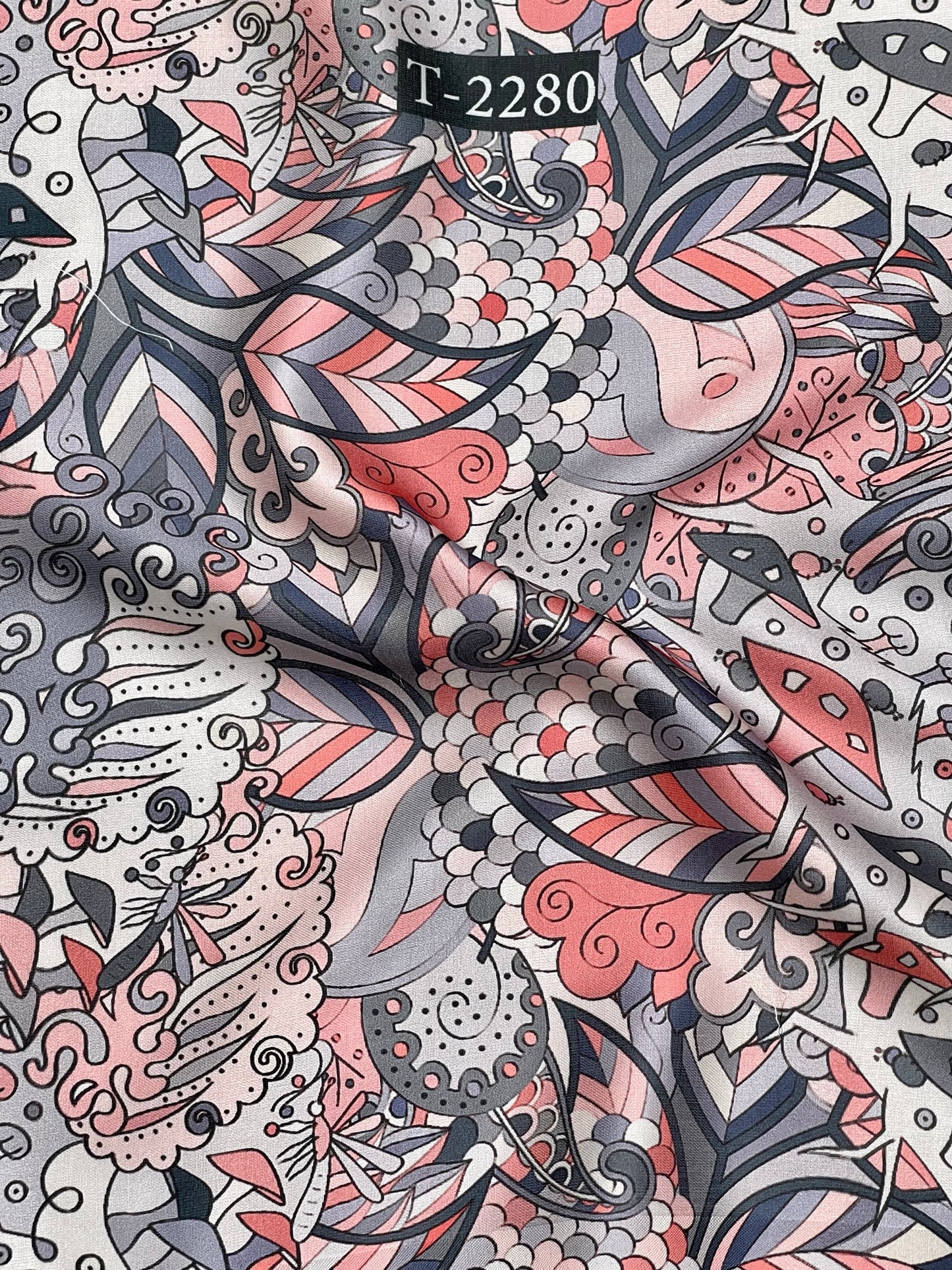 ZARA PRINT ON MODAL SATIN