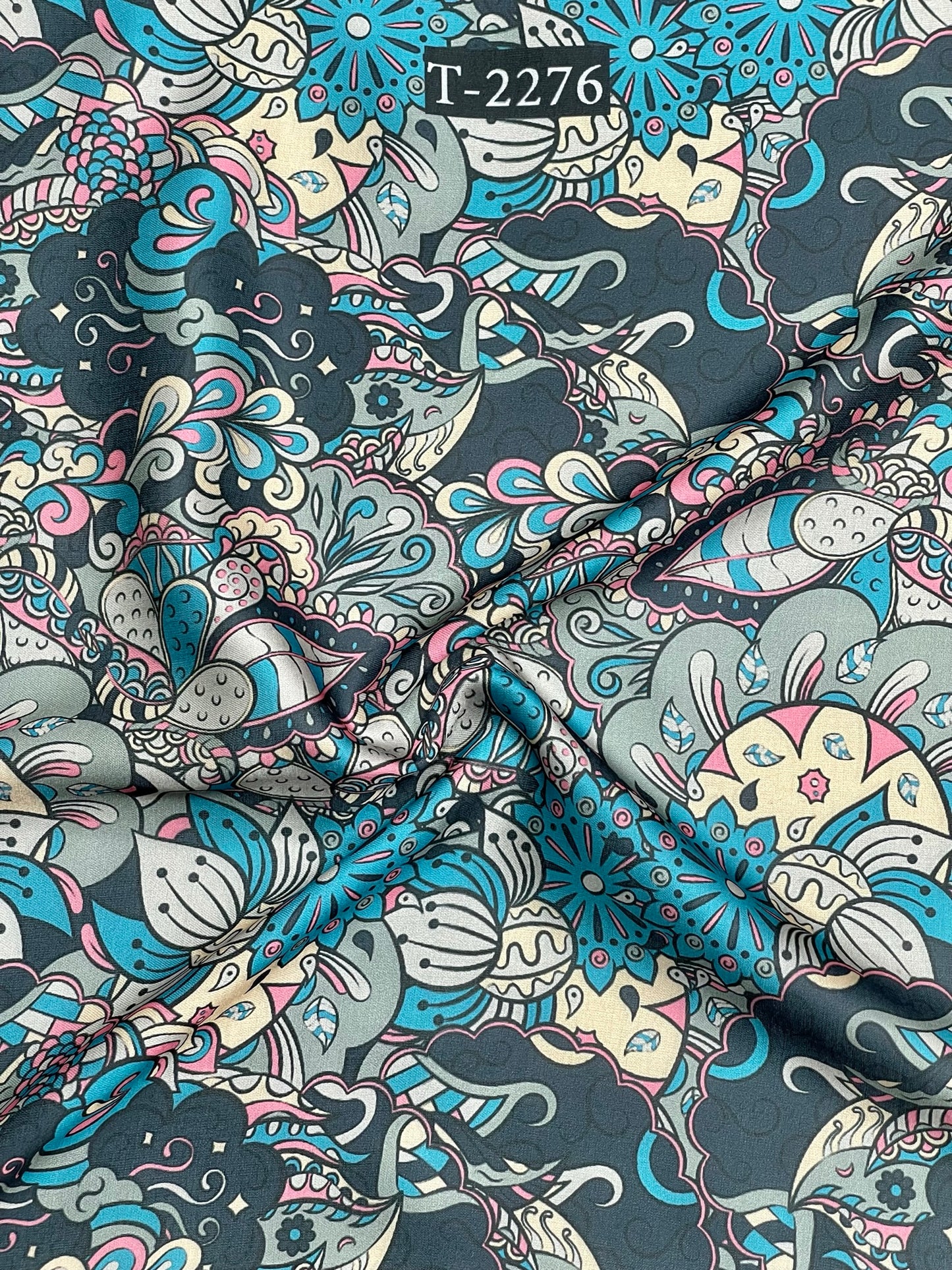 ZARA PRINT ON MODAL SATIN
