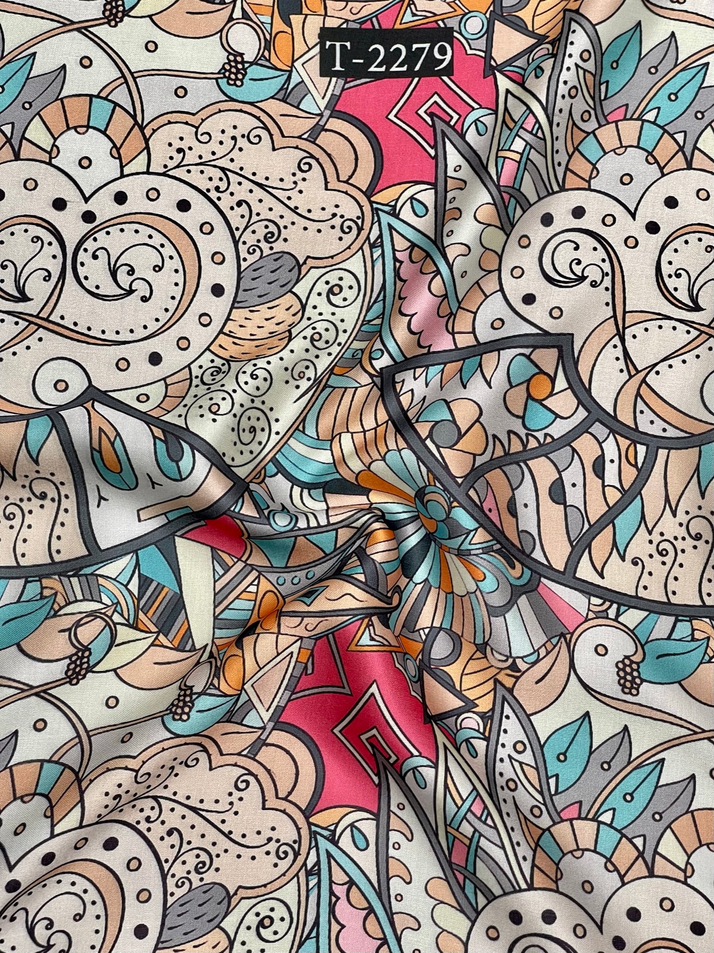 ZARA PRINT ON MODAL SATIN
