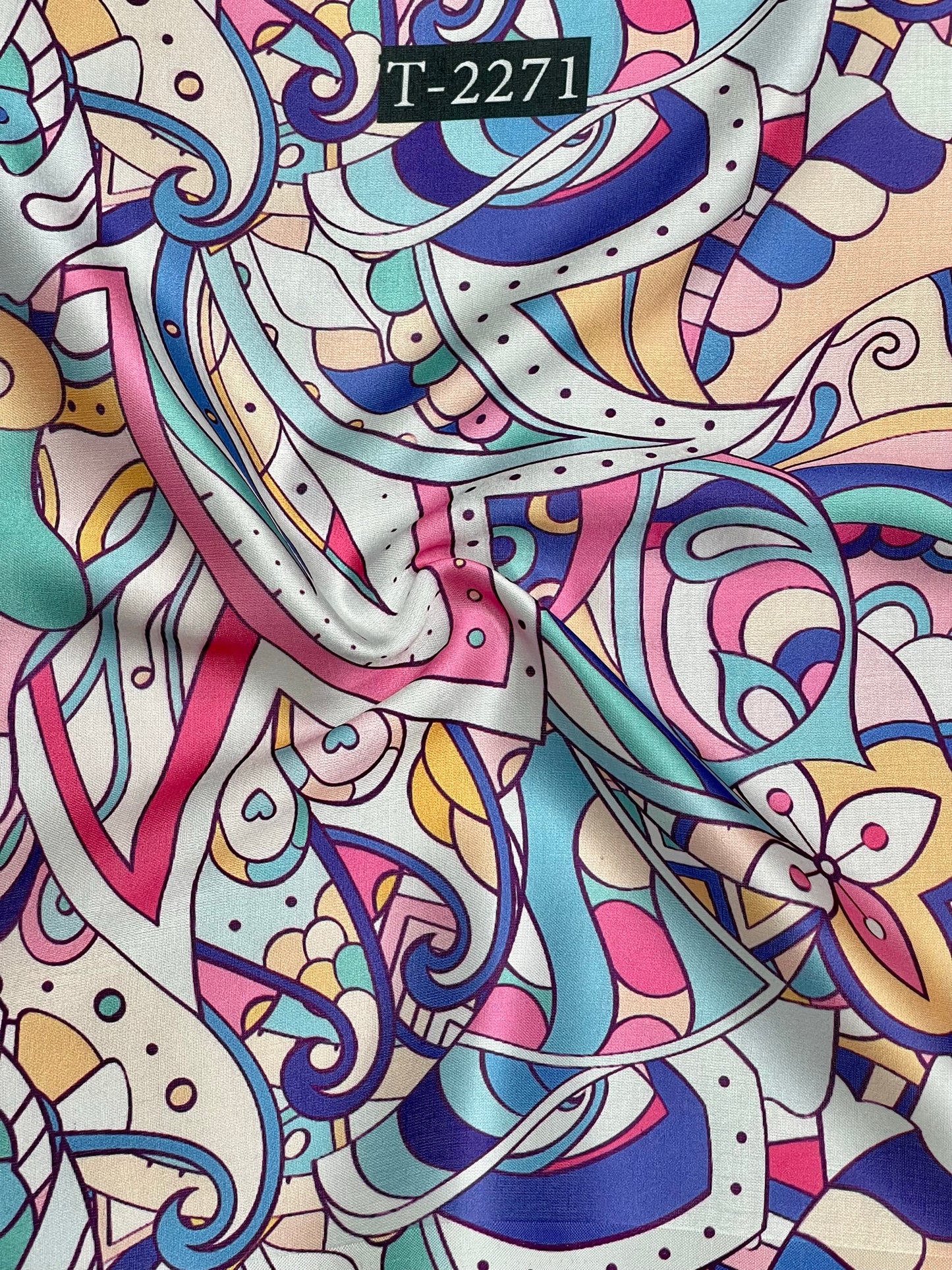 ZARA PRINT ON MODAL SATIN
