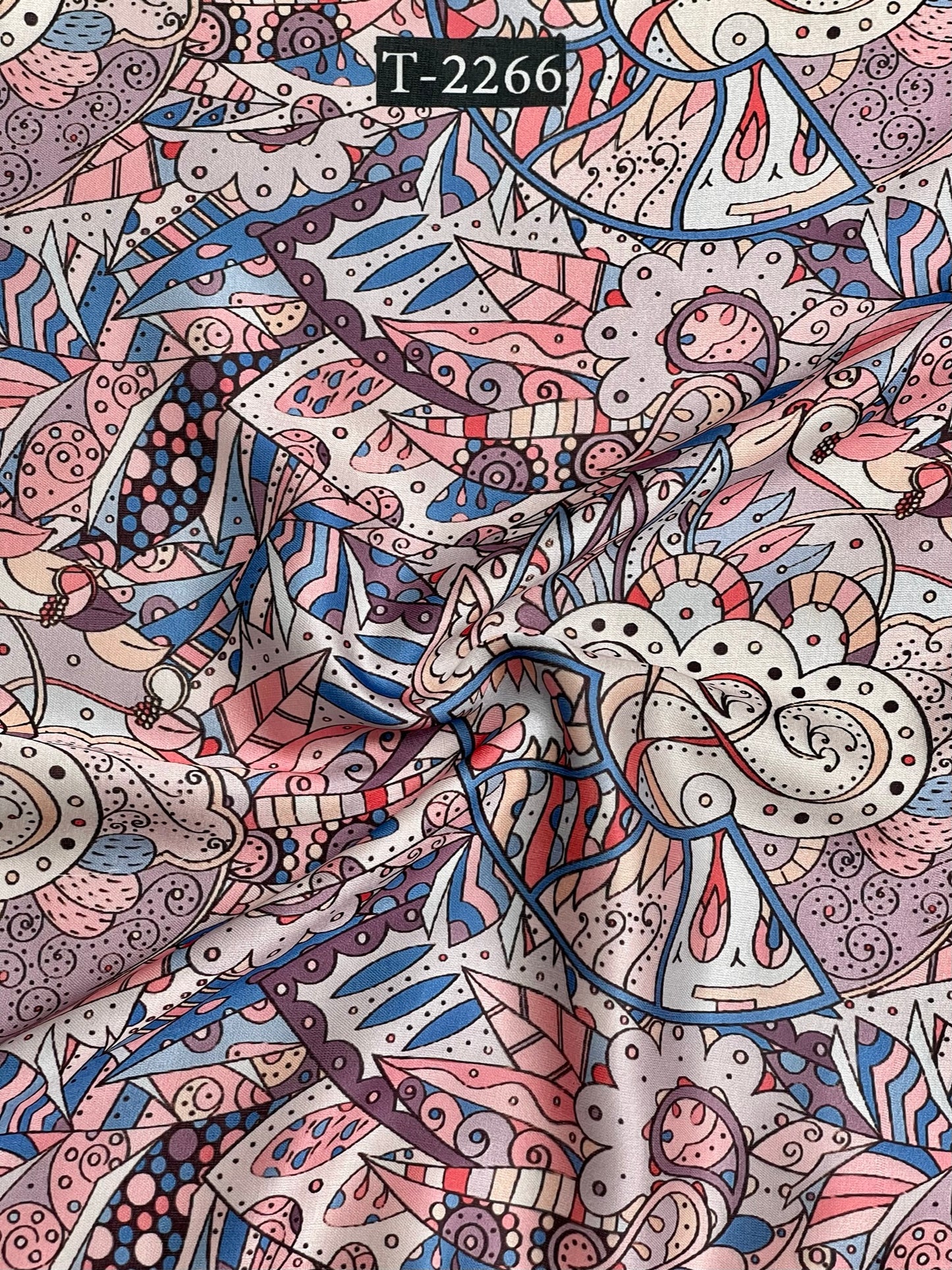 ZARA PRINT ON MODAL SATIN