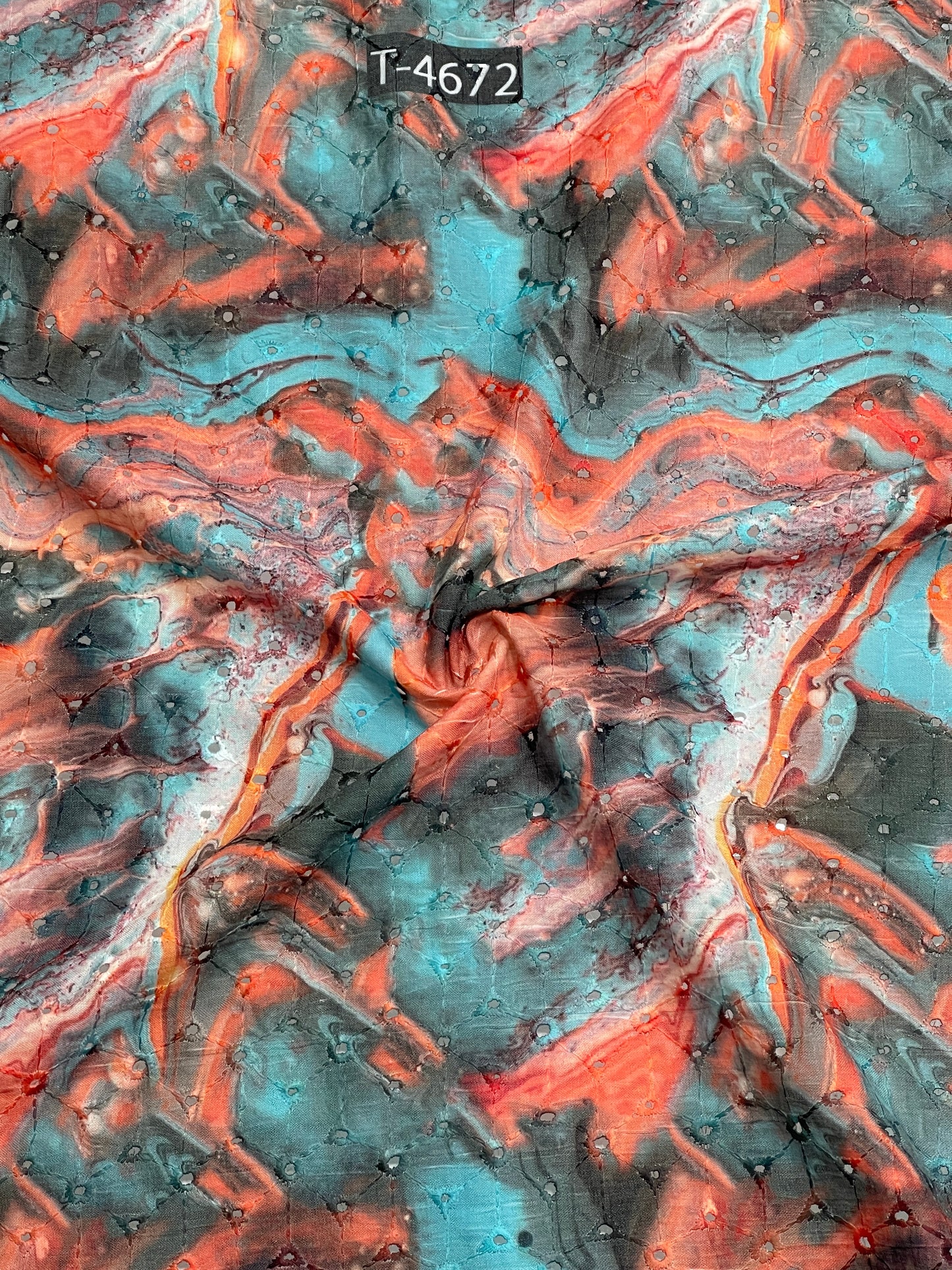 COTTON HAKOBA MARBLE PRINTS