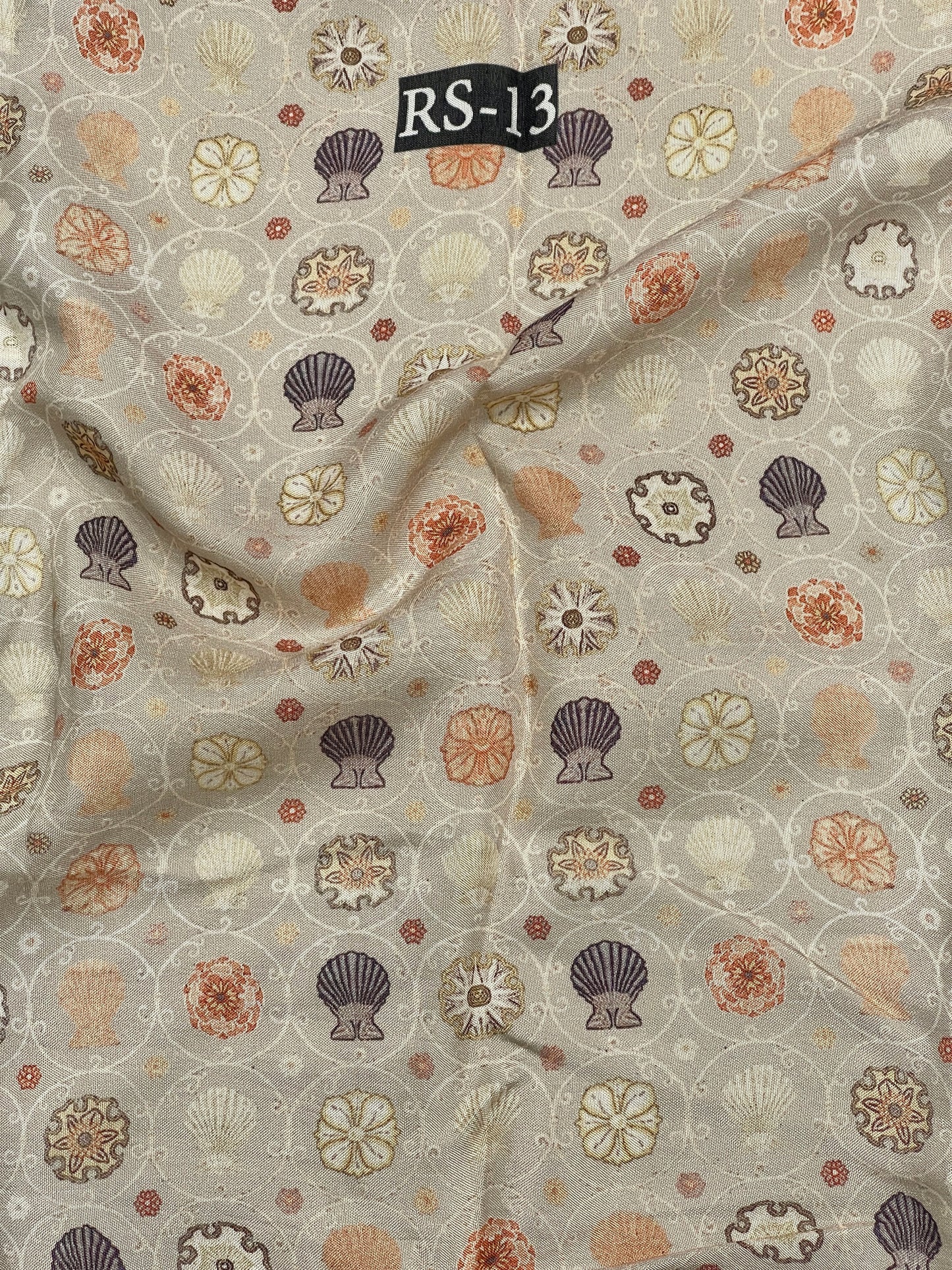 Ethnic Print On Pure Viscose Muslin