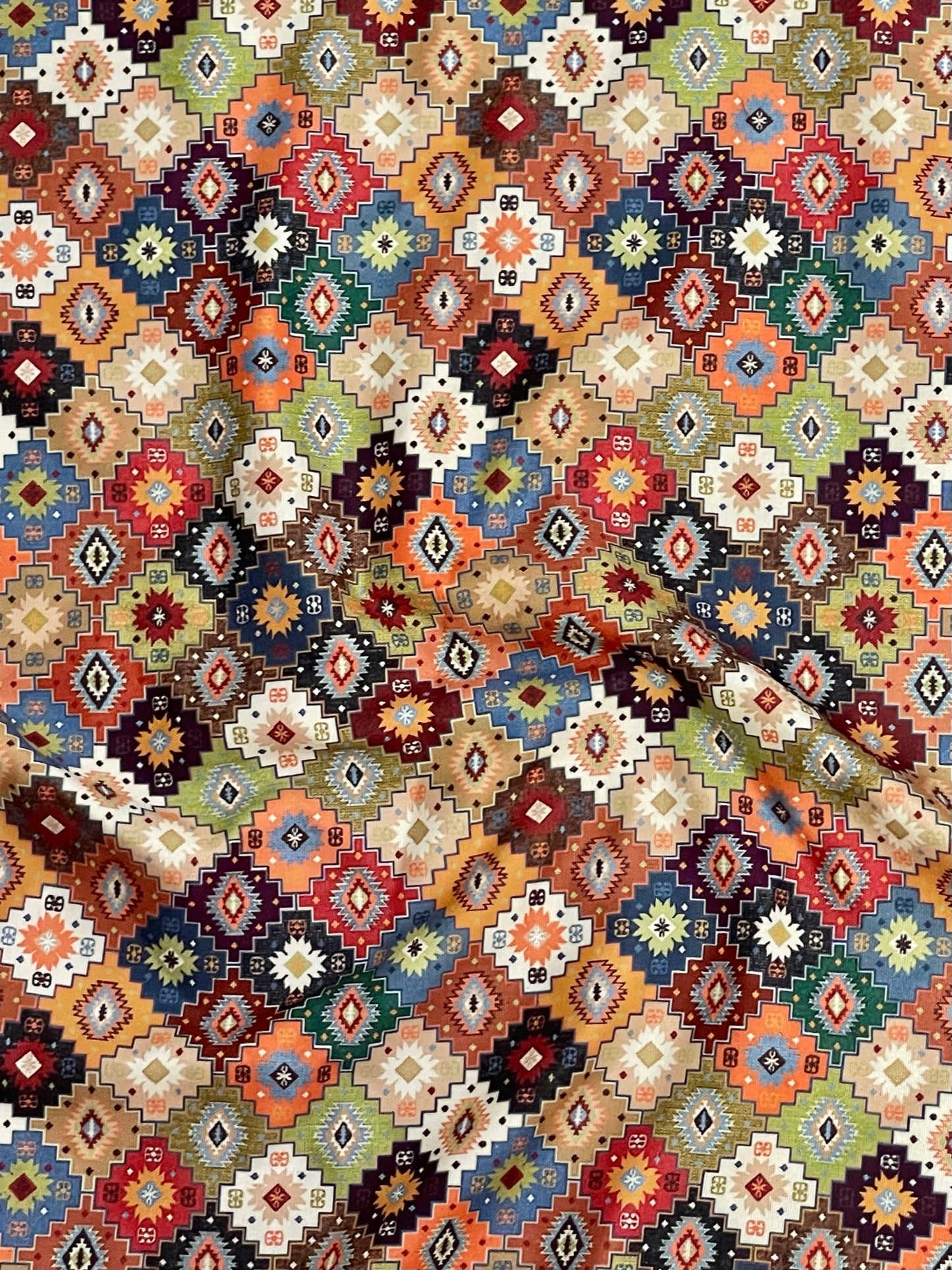Rayon Abstract Mix Print