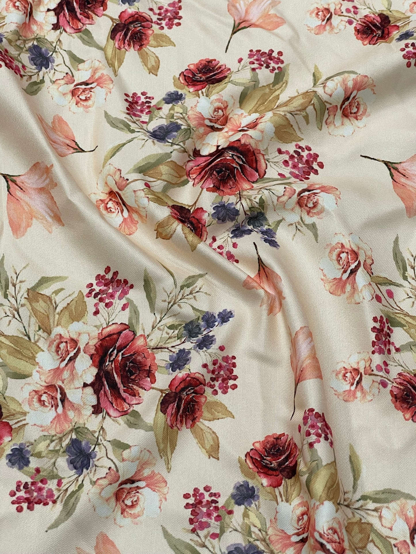 Rayon Mix Floral Print
