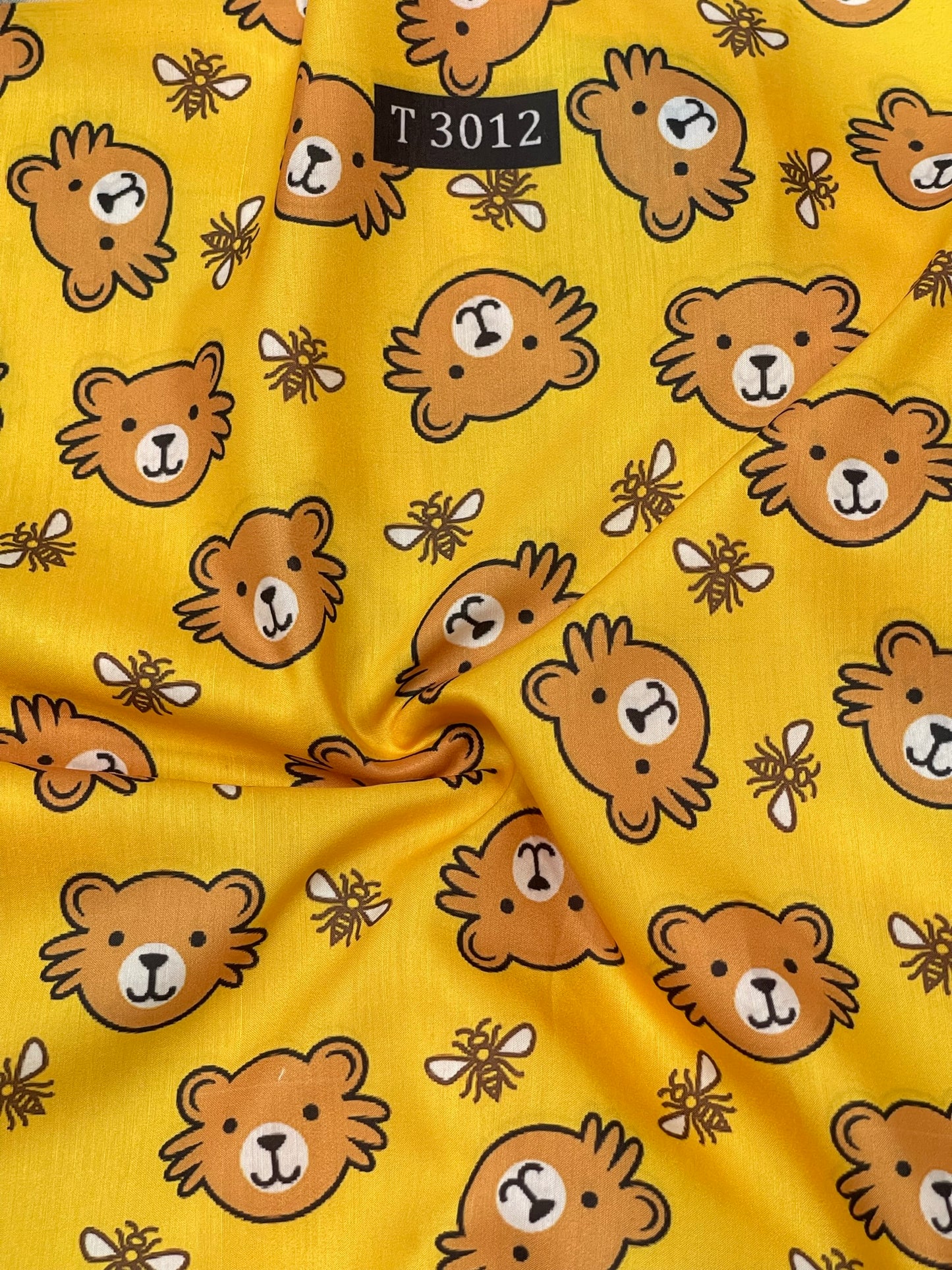 Kids Cartoon Print on Muslin