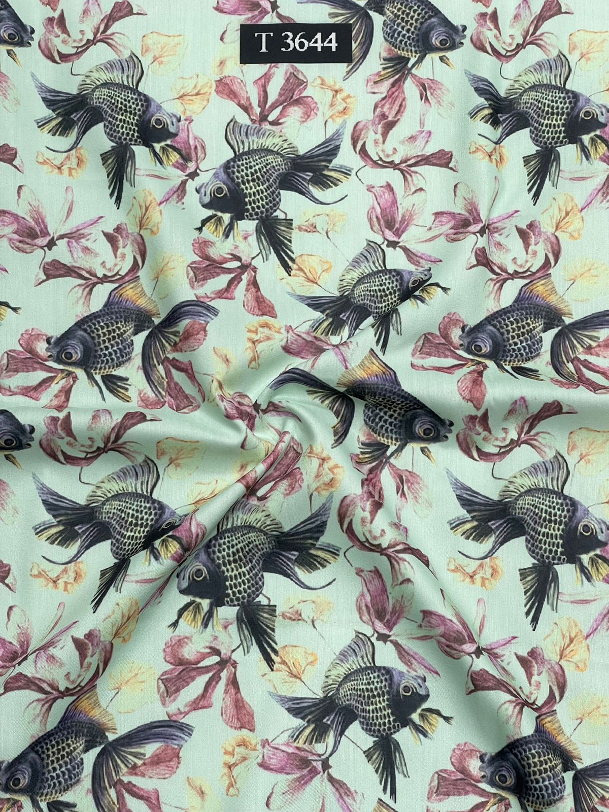 Alluring Floral Print on Muslin