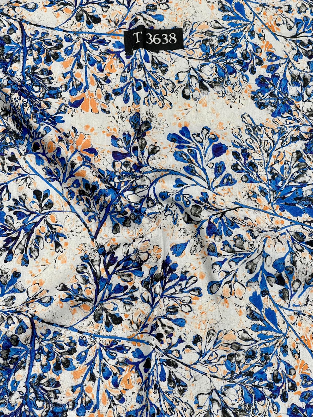 Alluring Floral Print on Muslin